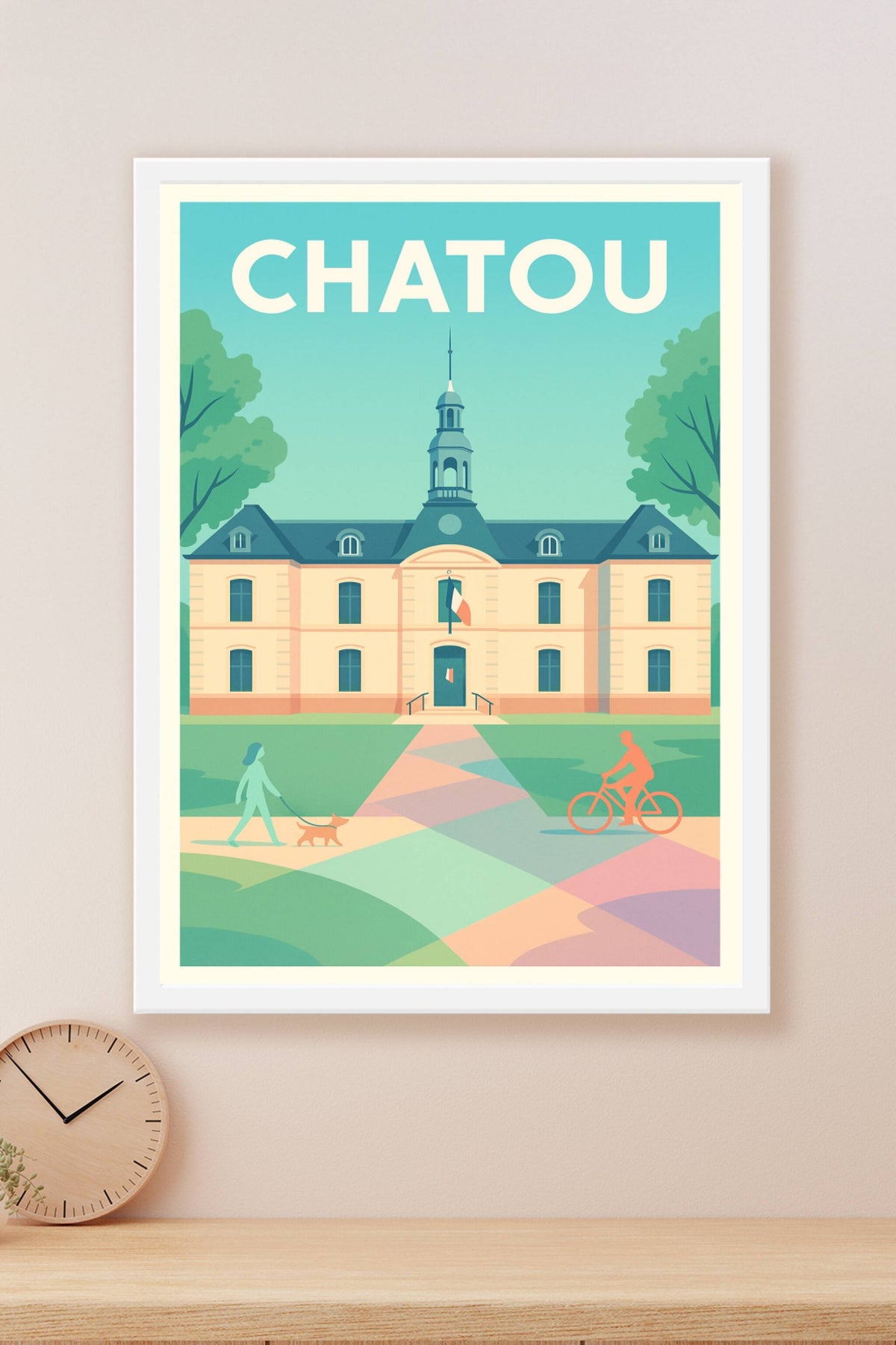 Affiche Chatou — Élégance et sérénité en bord de Seine · poster d'art de Chatou