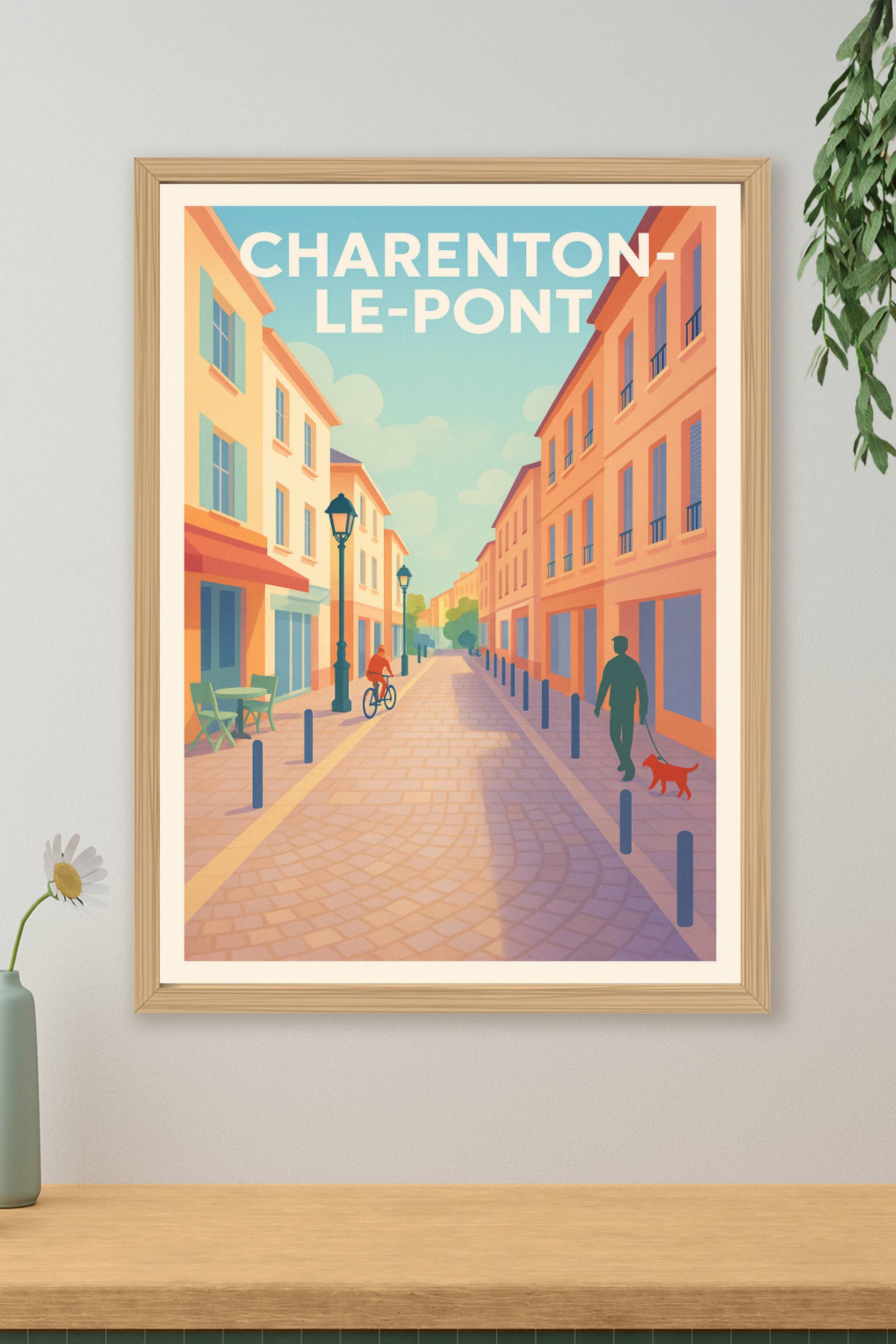 Affiche de Charenton-le-Pont - Promenade paisible au cœur de la ville