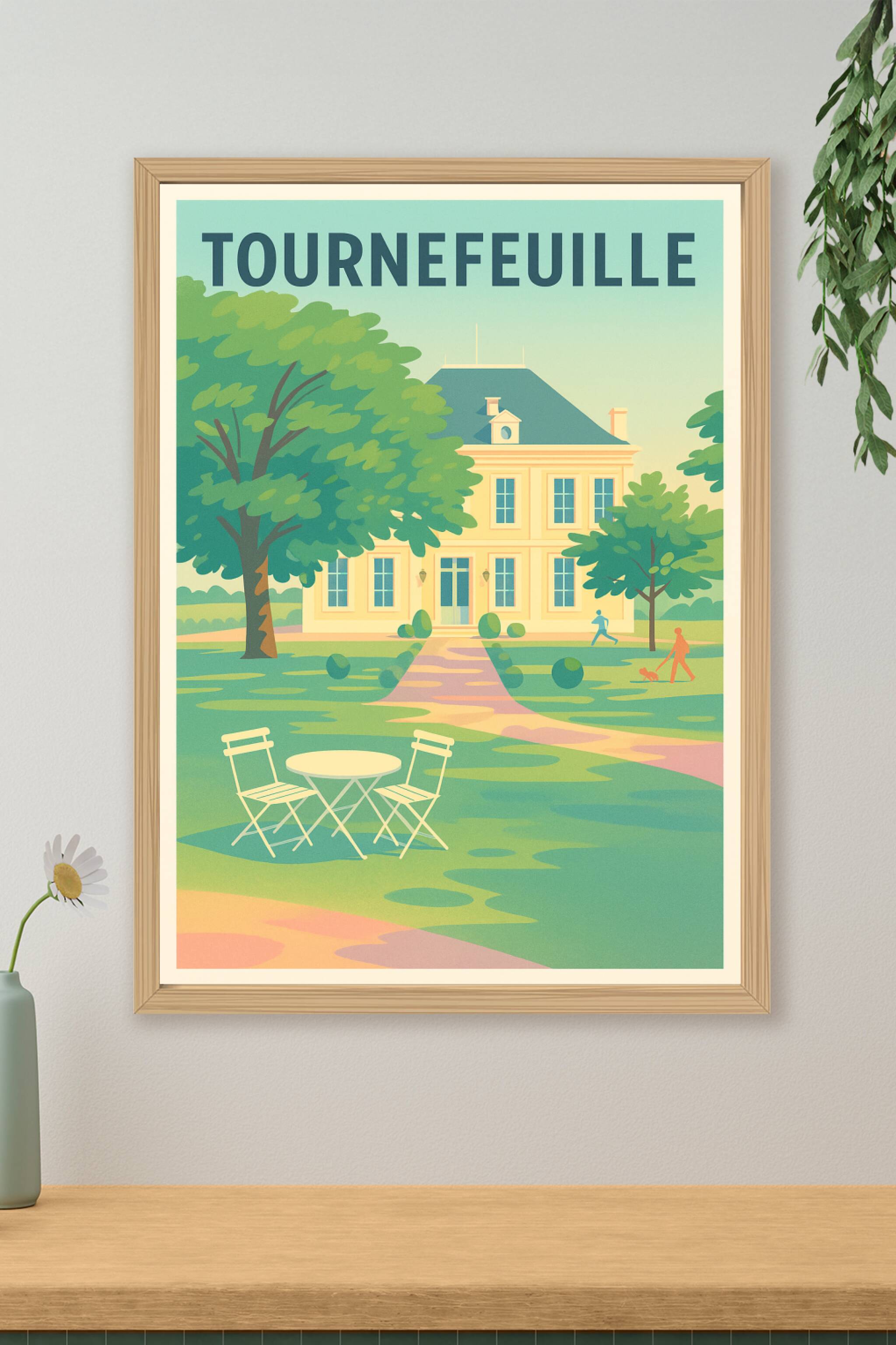 Affiche de Tournefeuille - Un havre de paix en plein air