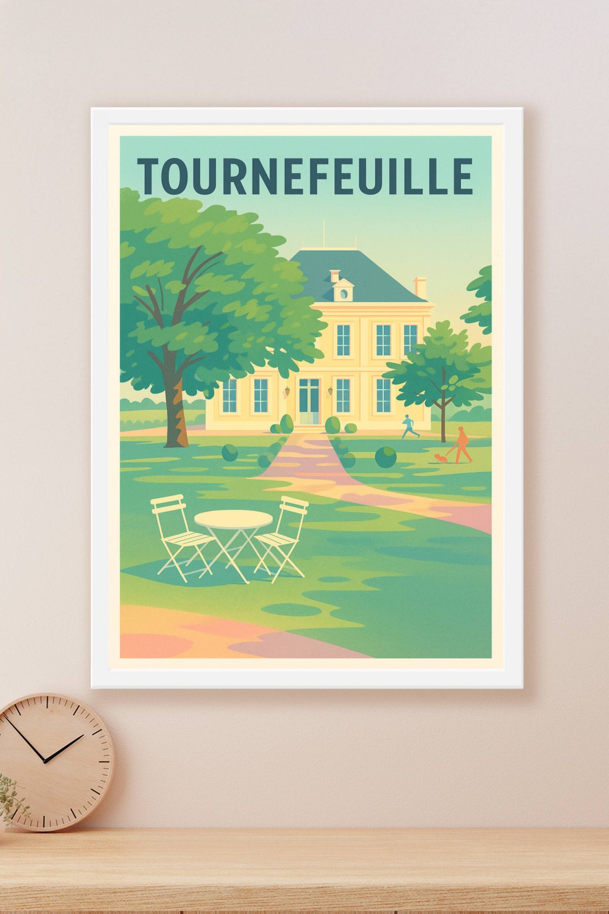Affiche Tournefeuille — Un havre de paix en plein air · poster d'art de Tournefeuille