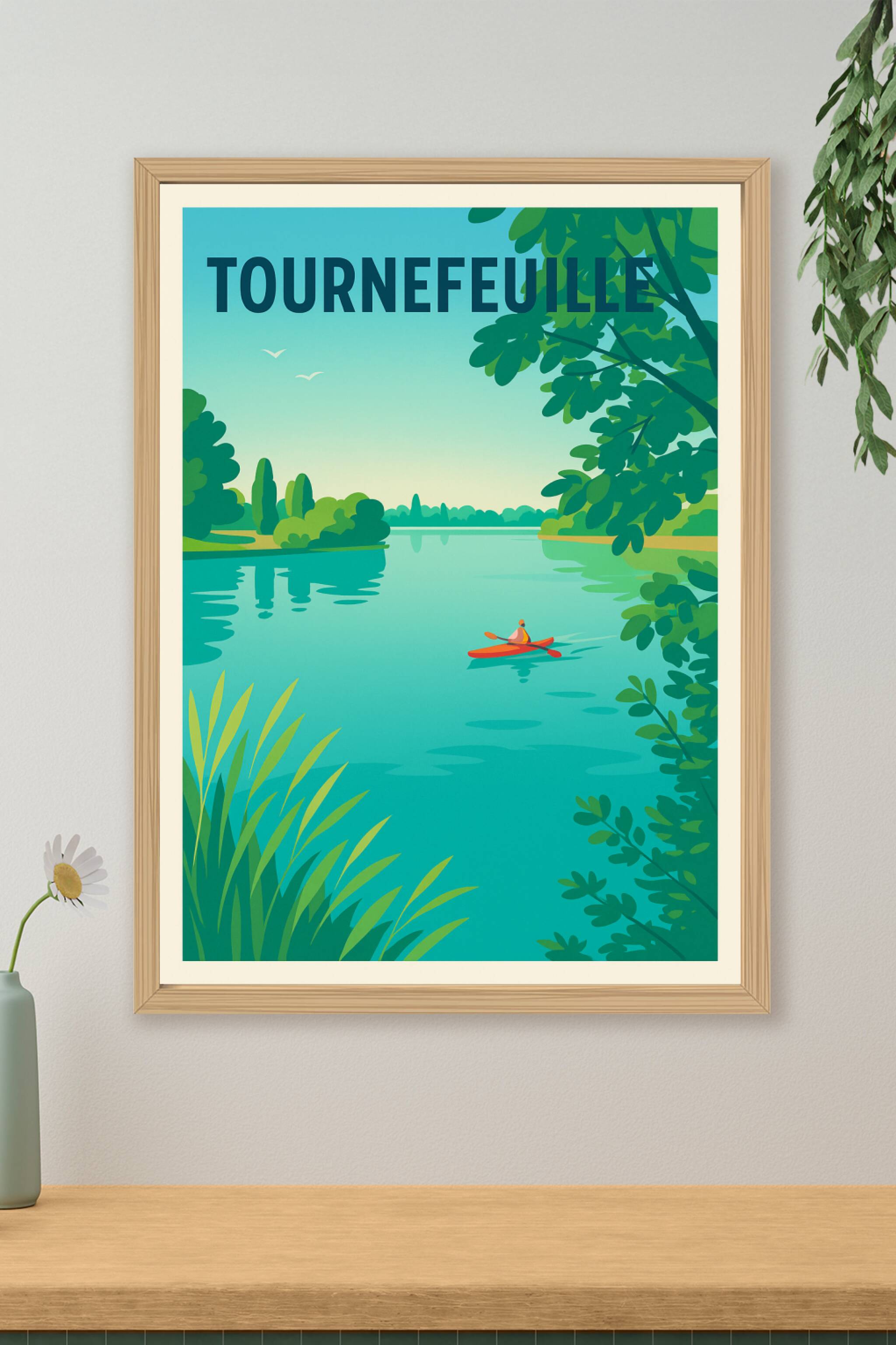 Affiche de Tournefeuille - Évasion au fil de l'eau