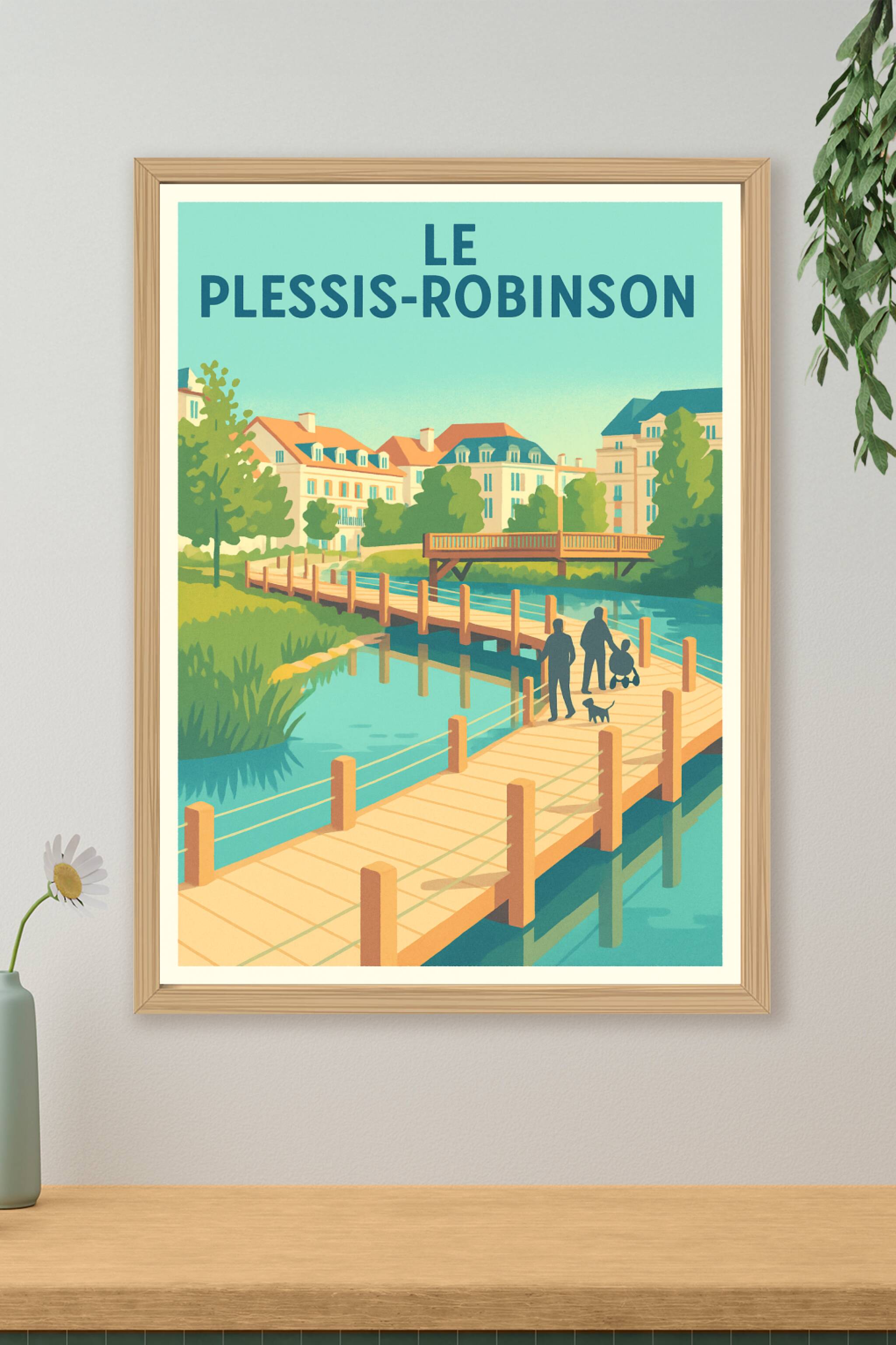 Affiche de Le Plessis-Robinson - Charme bucolique au fil de l'eau