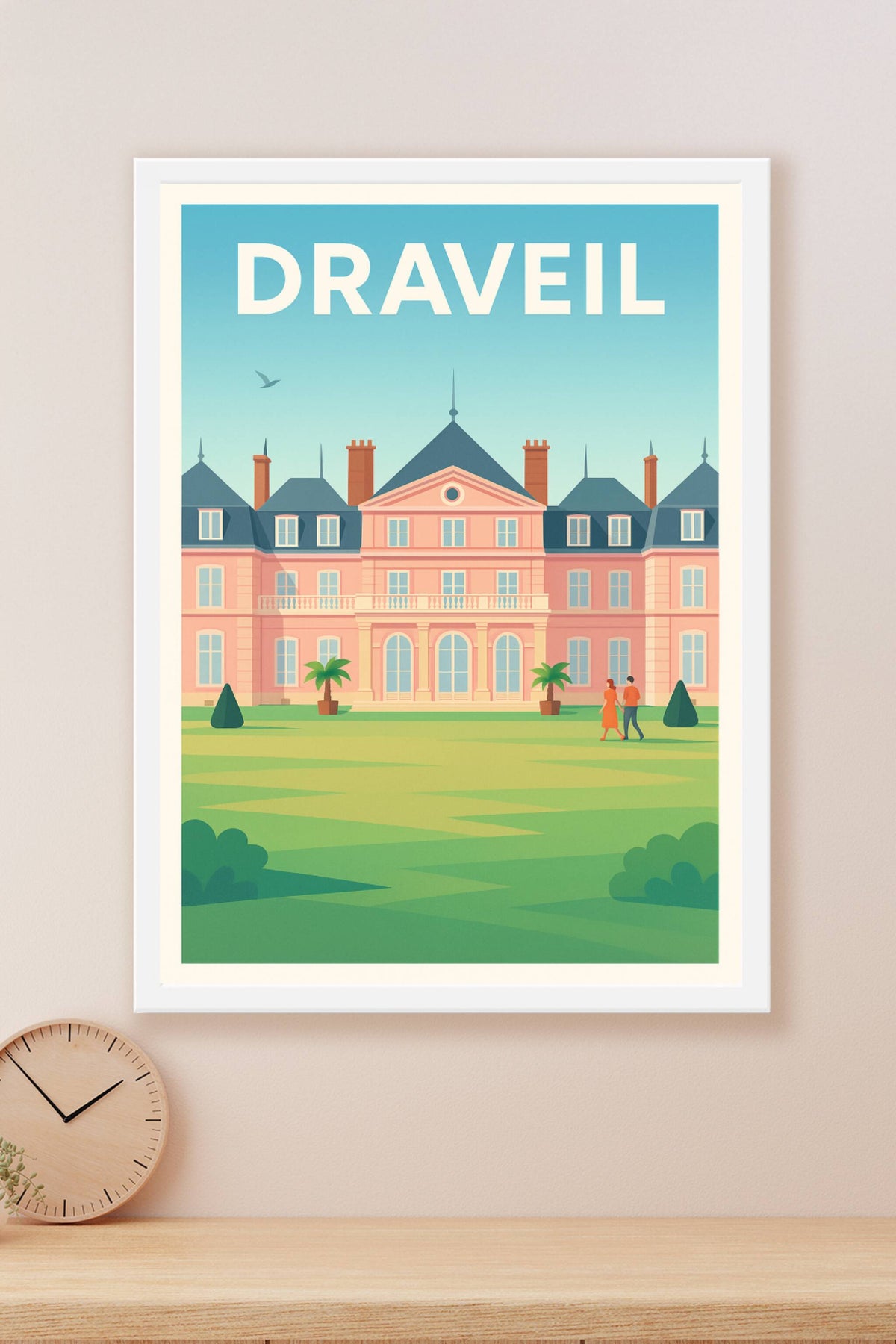Affiche Draveil — Élégance et sérénité au cœur de l'Île-de-France · poster d'art de Draveil