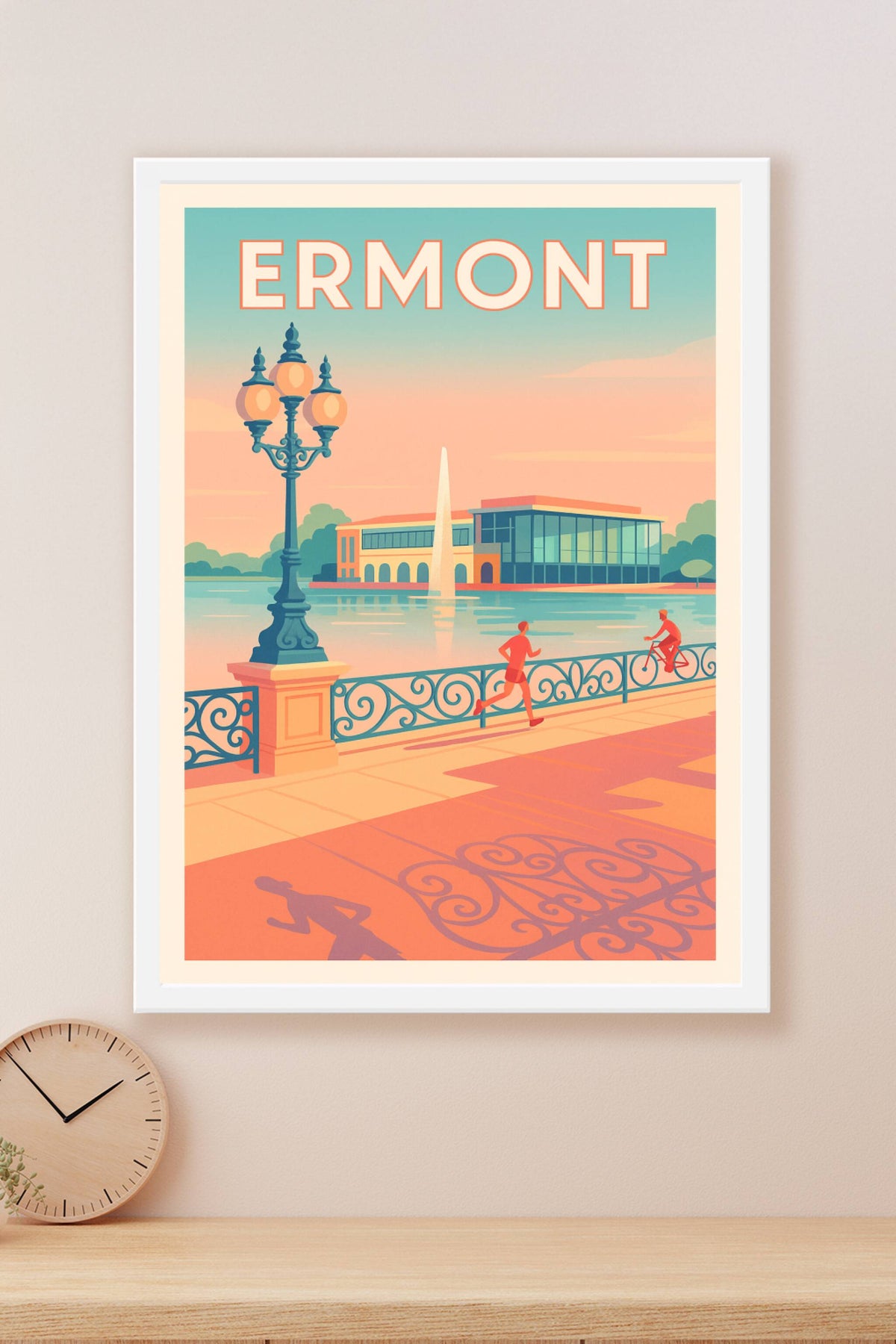 Affiche Ermont — Harmonie au bord de l'eau · poster d'art de Ermont