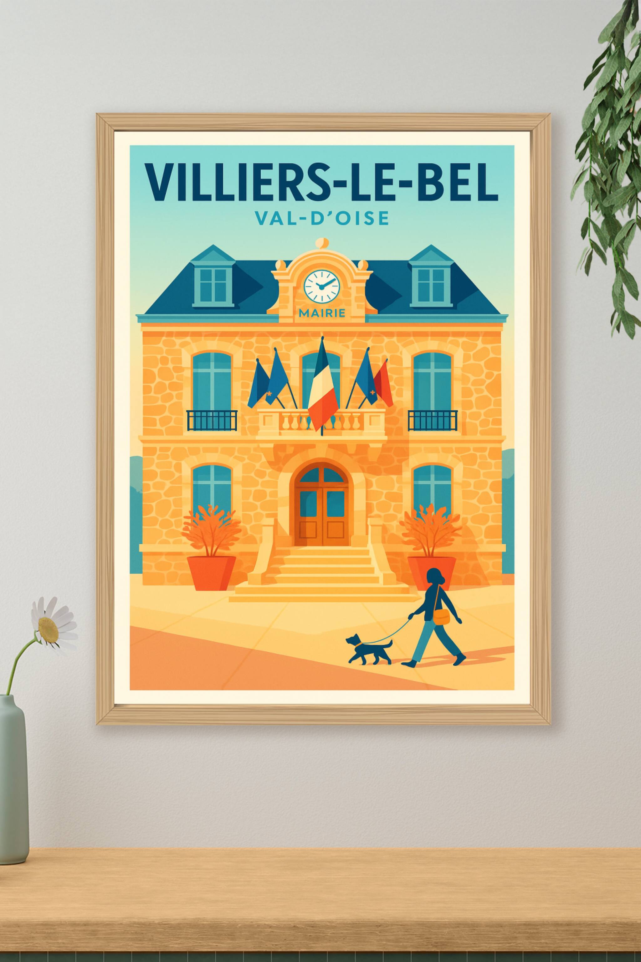Affiche de Villiers-le-Bel - Charme et tradition au cœur du Val-d'Oise