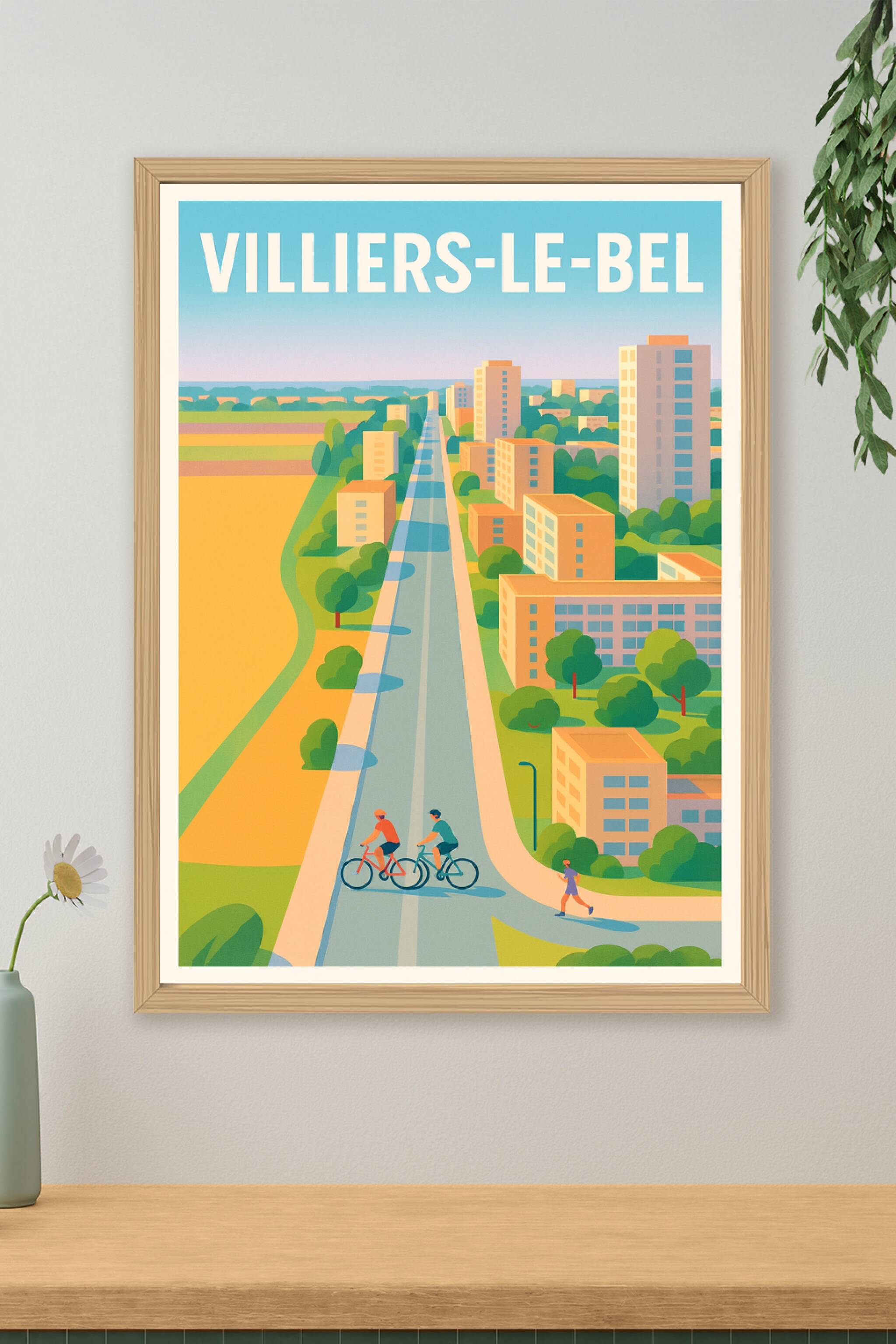 Affiche de Villiers-le-Bel - Une balade paisible au cœur de la ville