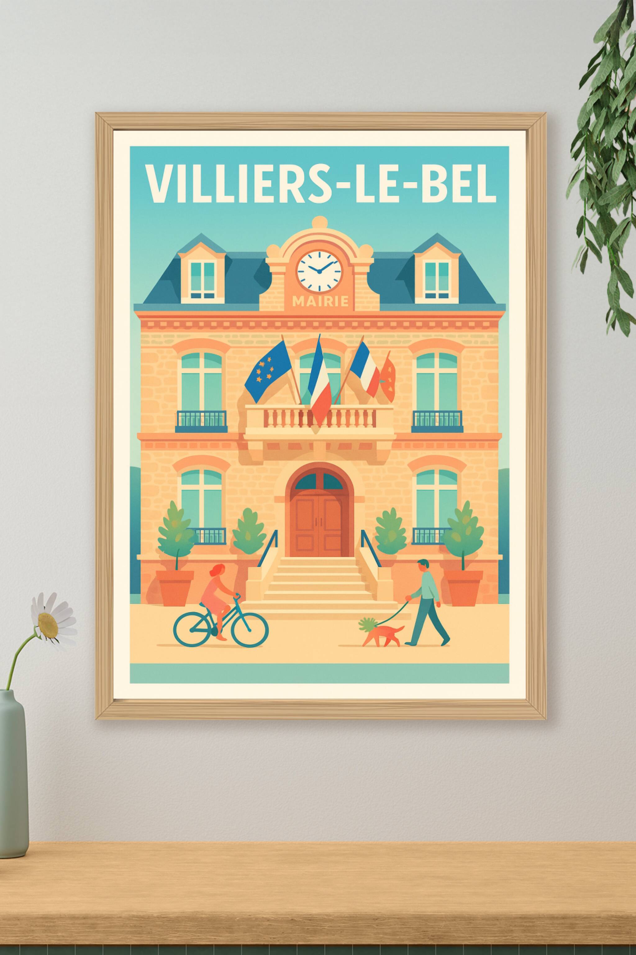Affiche de Villiers-le-Bel - Charme et convivialité au cœur de la mairie