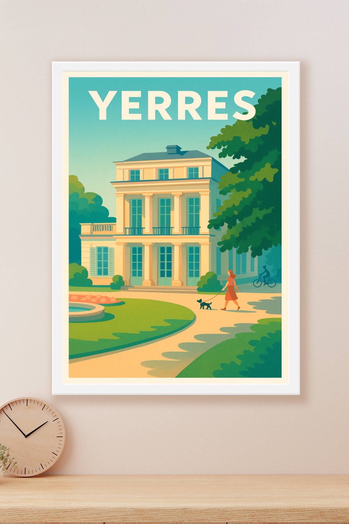 Affiche Yerres — Élégance et Sérénité en Île-de-France · poster d'art de Yerres