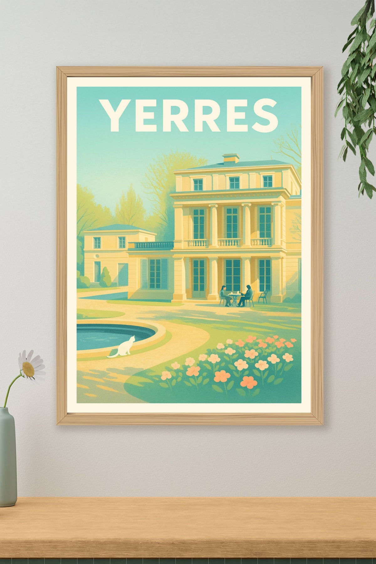 Affiche Yerres — Évasion bucolique au cœur du domaine · poster d'art de Yerres