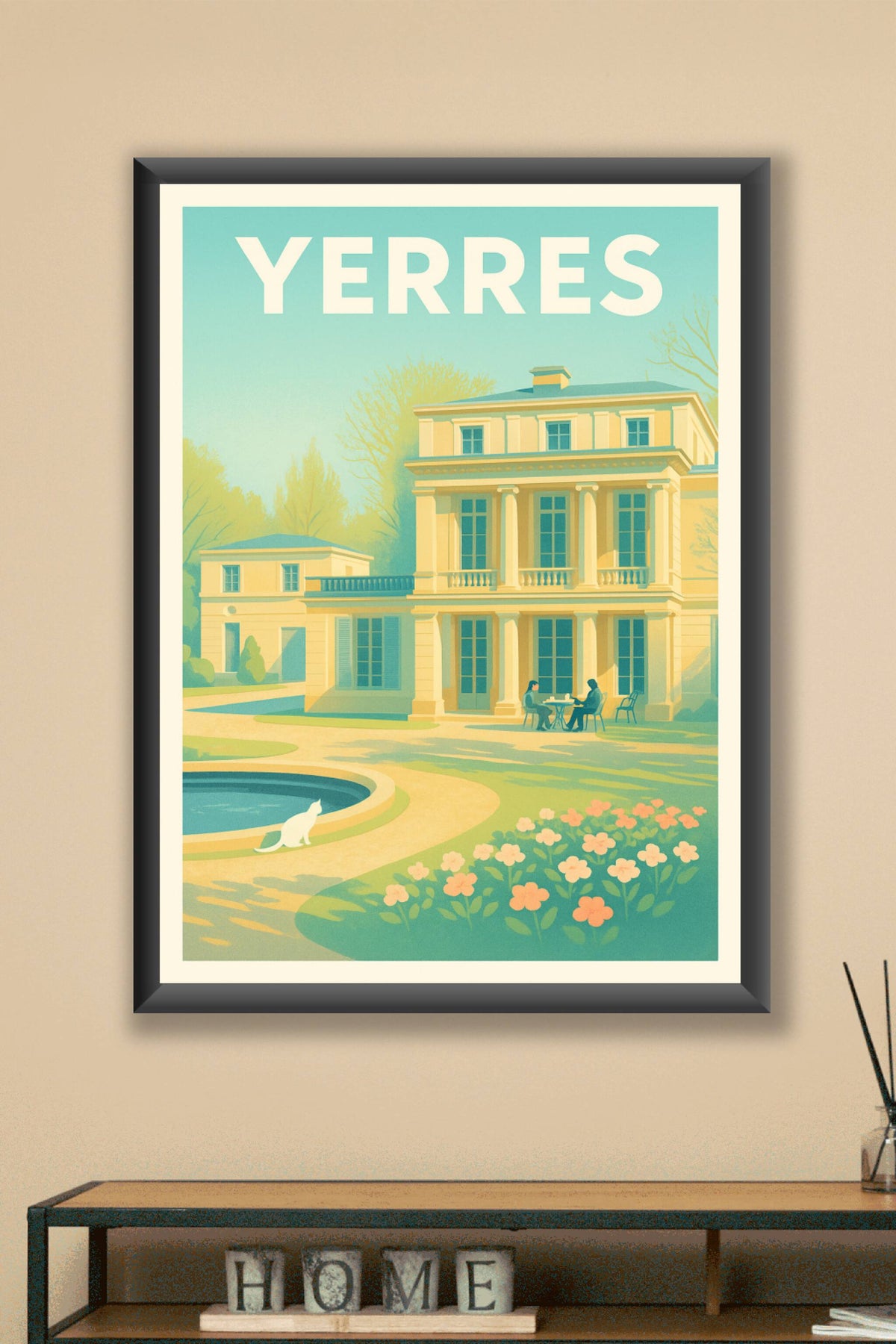 Affiche Yerres — Évasion bucolique au cœur du domaine · poster d'art de Yerres