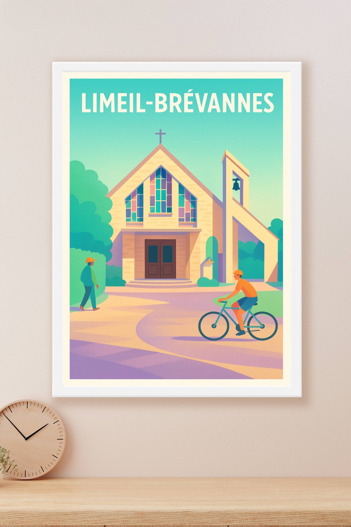 Affiche Limeil-Brévannes — Harmonie et sérénité au cœur de la ville · poster d'art de Limeil-Brévannes