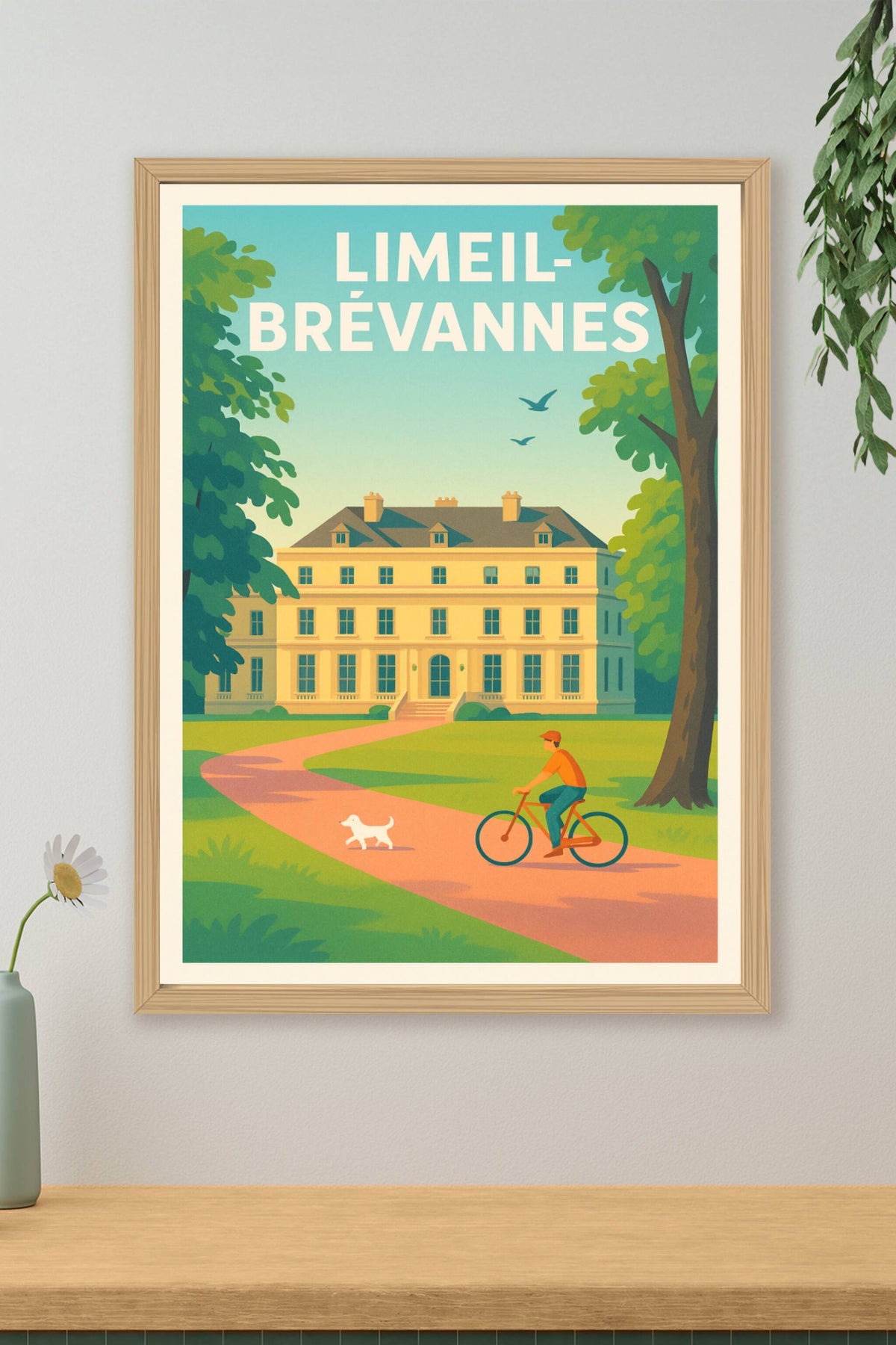 Affiche Limeil-Brévannes — Escapade champêtre et sérénité urbaine · poster d'art de Limeil-Brévannes