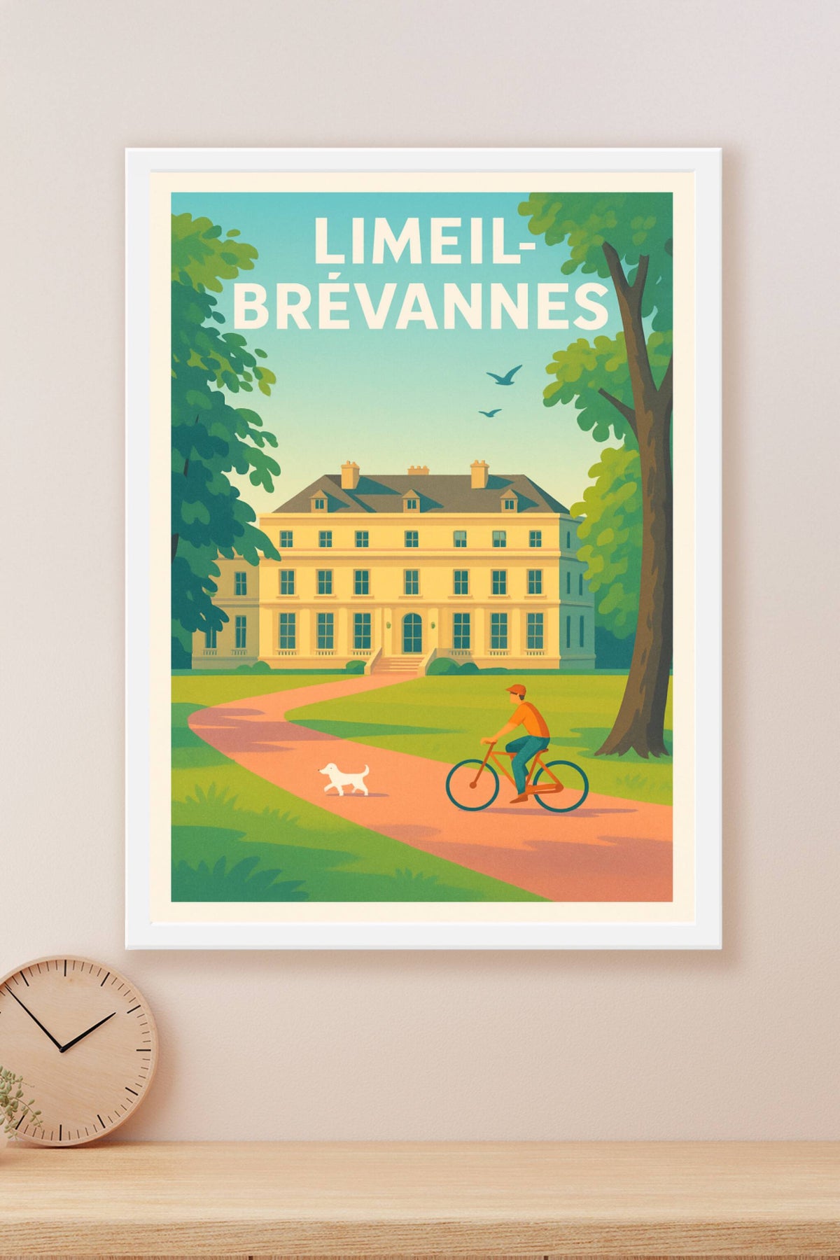Affiche Limeil-Brévannes — Escapade champêtre et sérénité urbaine · poster d'art de Limeil-Brévannes
