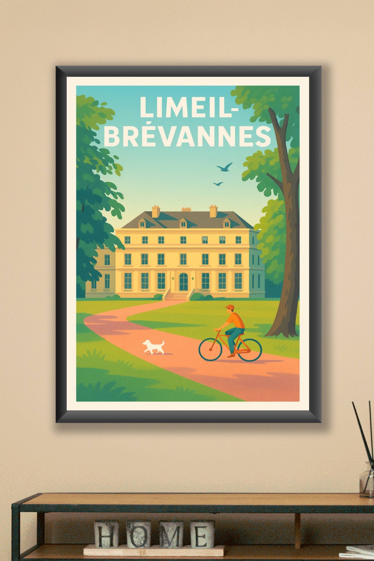 Affiche Limeil-Brévannes — Escapade champêtre et sérénité urbaine · poster d'art de Limeil-Brévannes