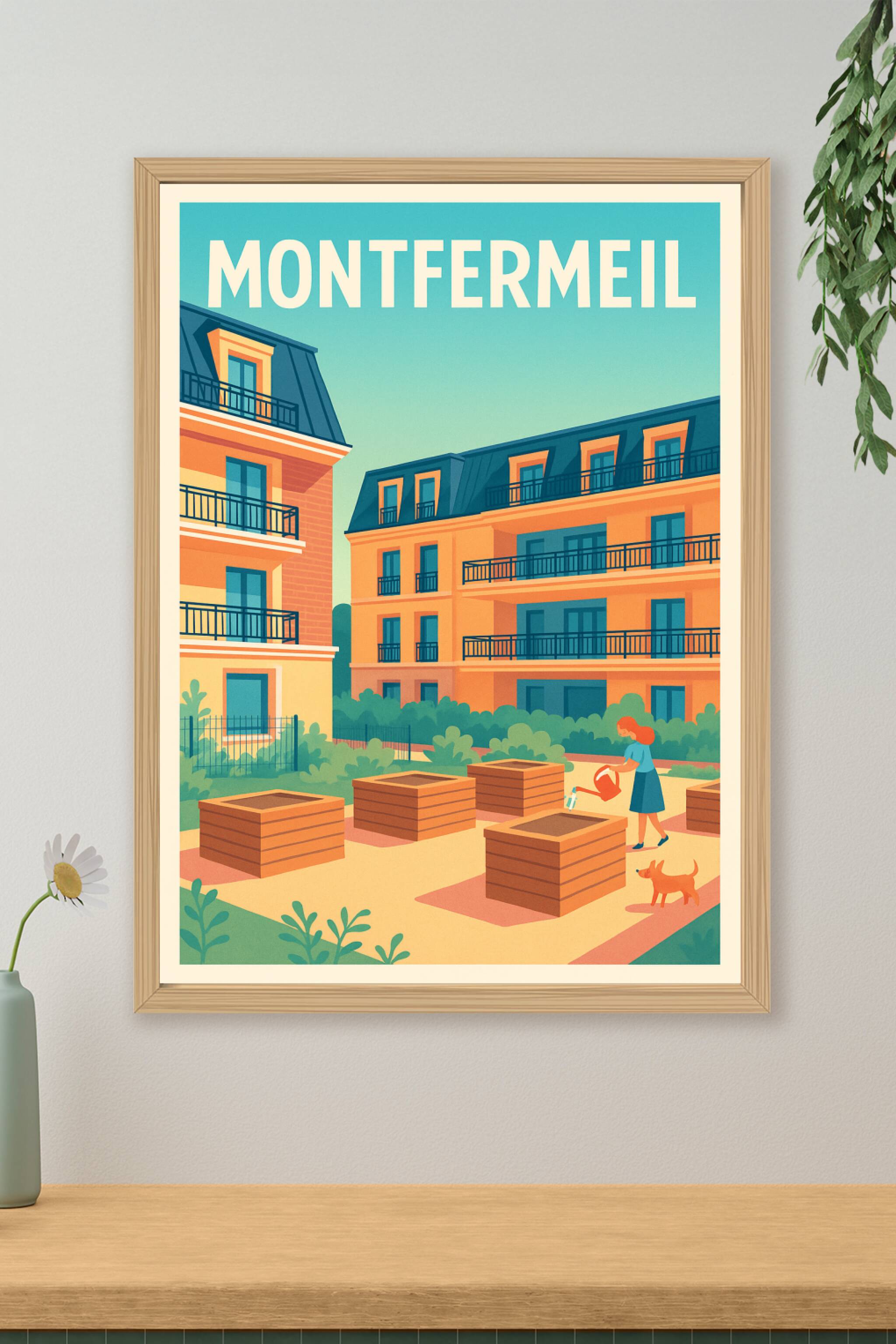Affiche de Montfermeil - Charme et sérénité urbaine