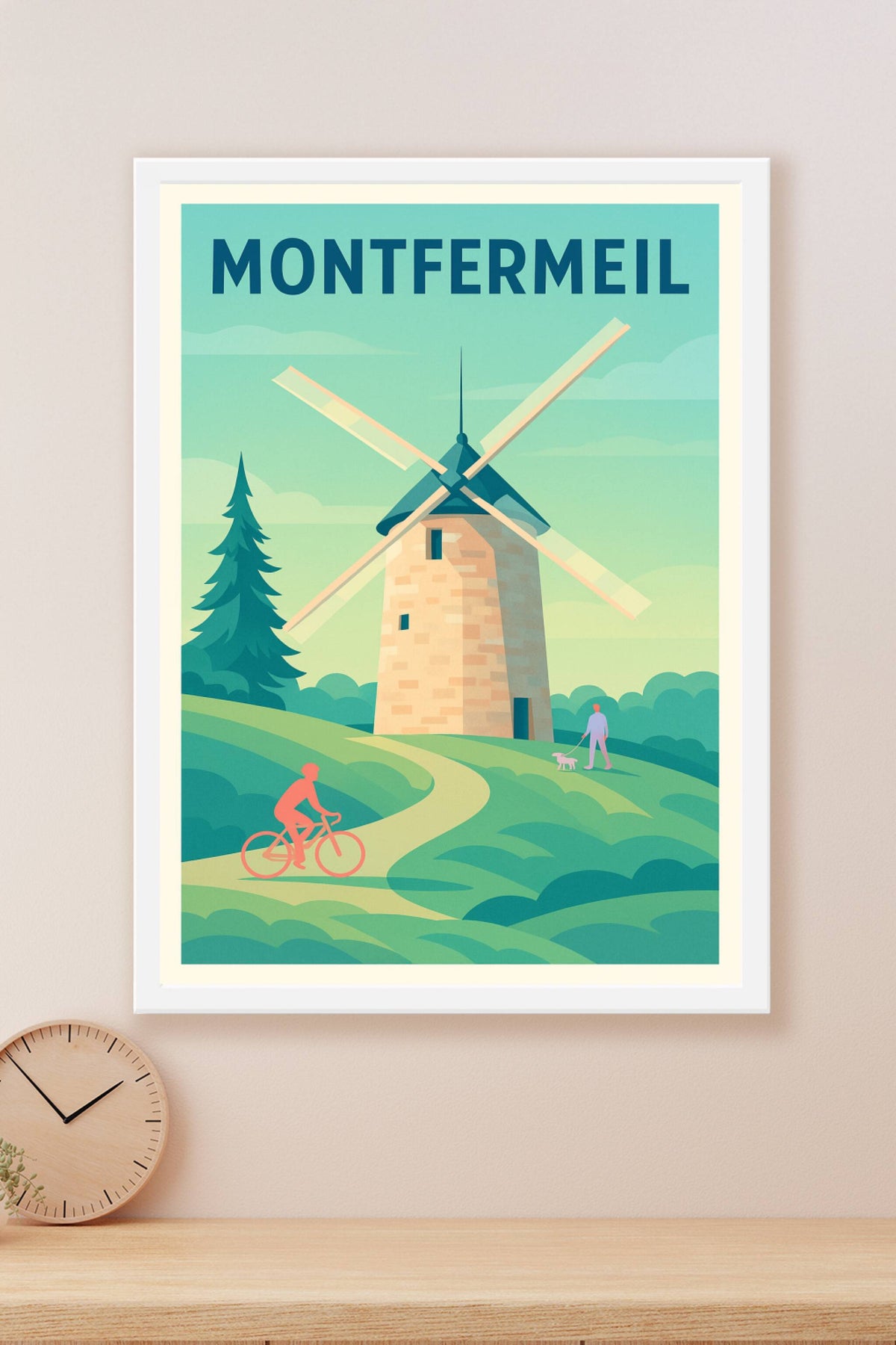 Affiche Montfermeil — Charme bucolique et authenticité · poster d'art de Montfermeil