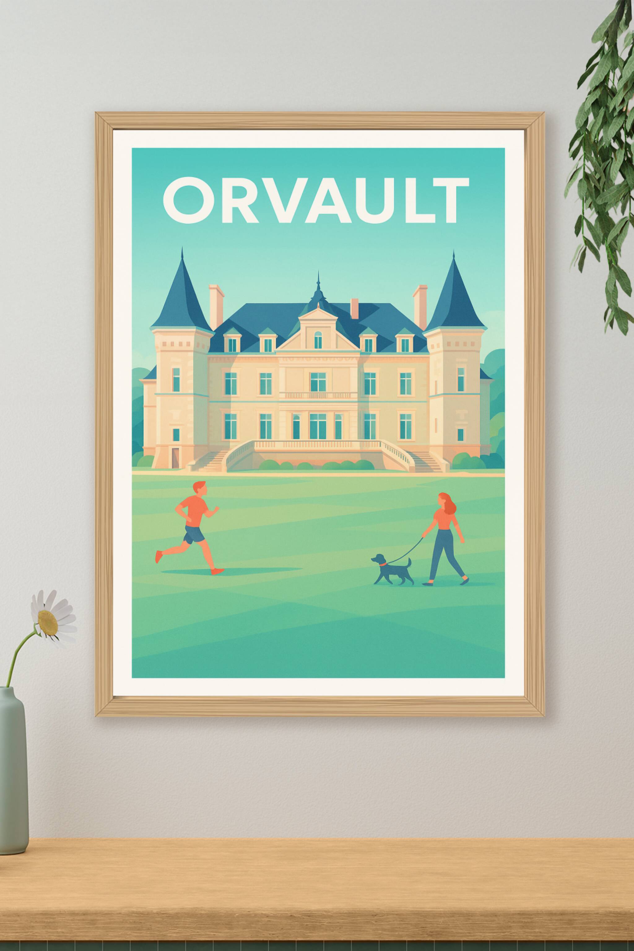 Affiche de Orvault - Élégance et nature en harmonie