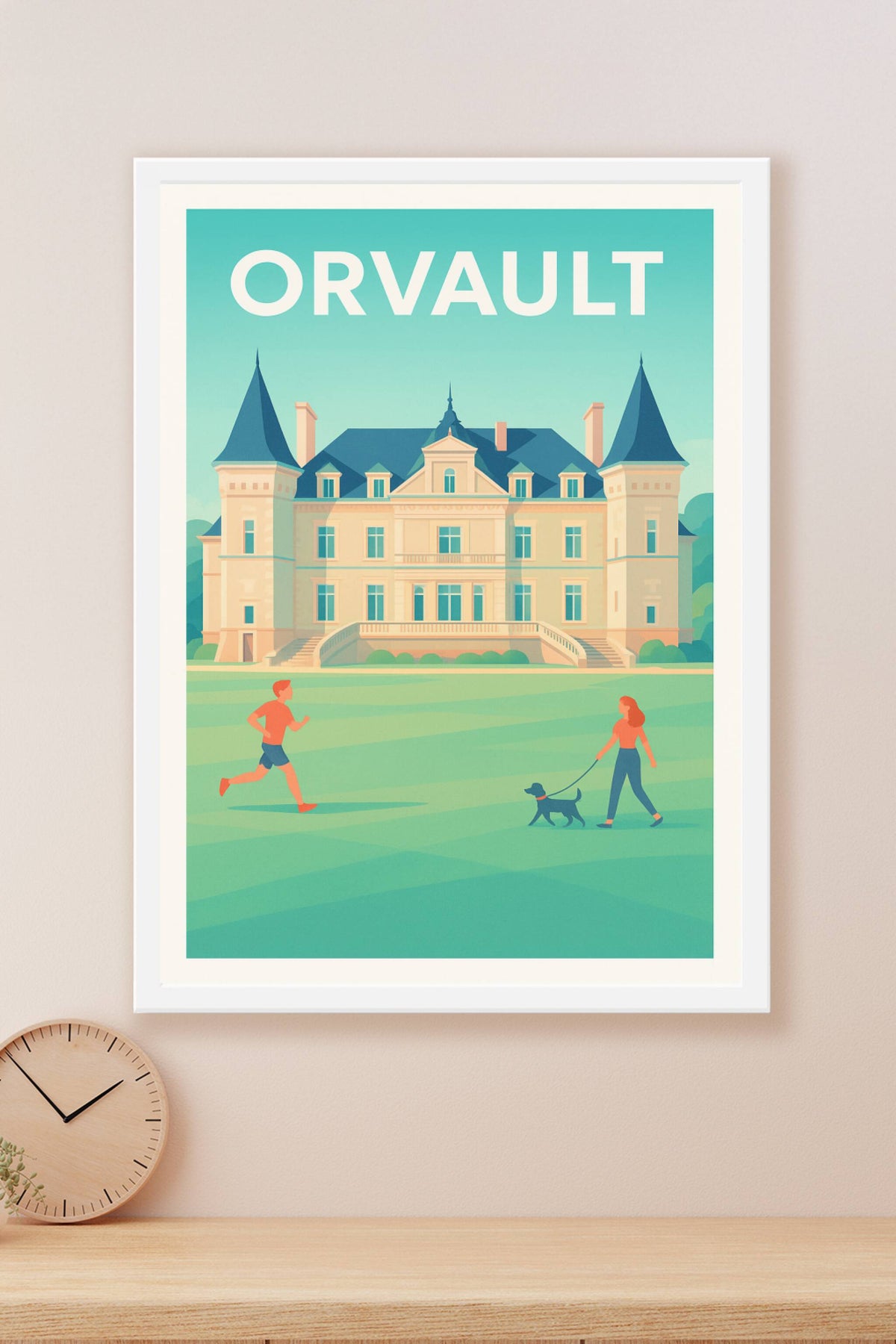 Affiche Orvault — Élégance et nature en harmonie · poster d'art de Orvault
