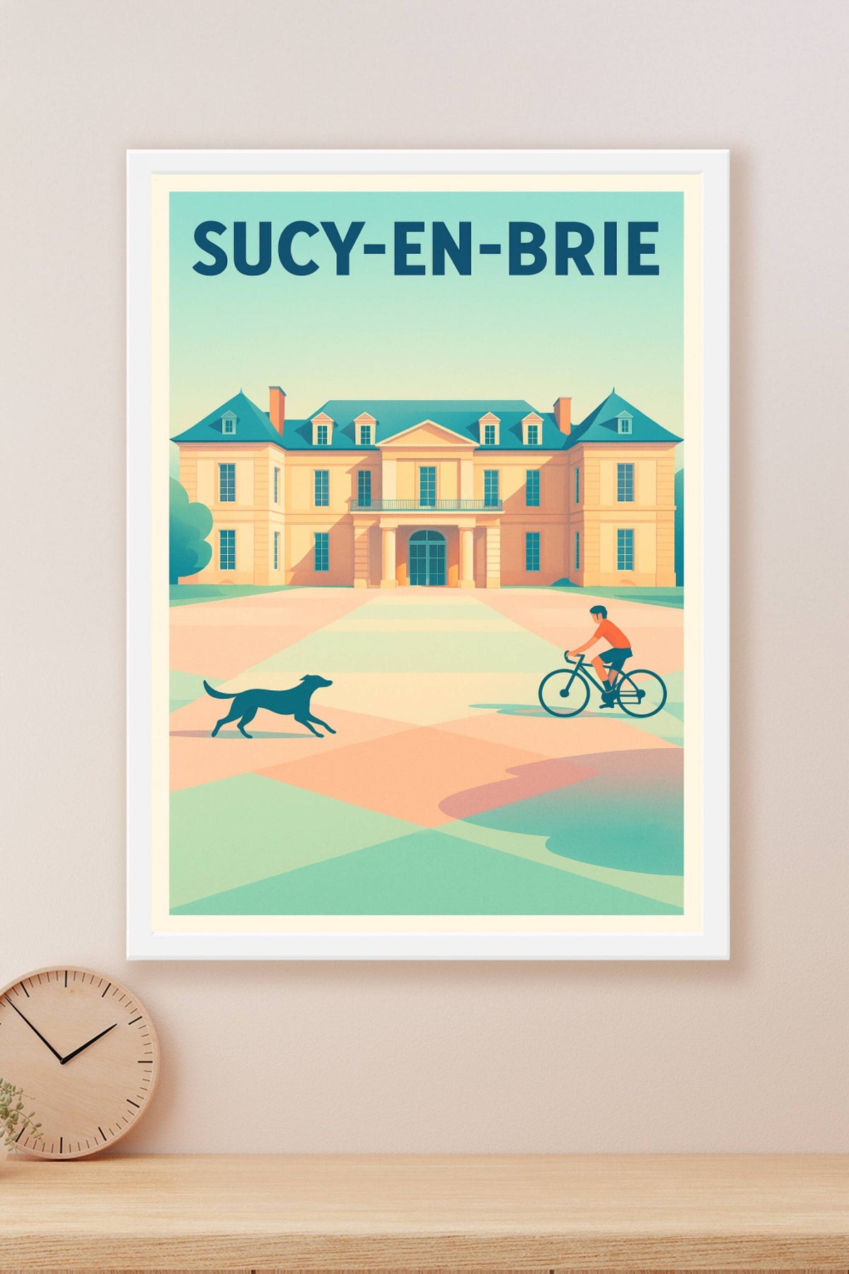 Affiche Sucy-en-Brie — Charme bucolique et douceur de vivre · poster d'art de Sucy-en-Brie
