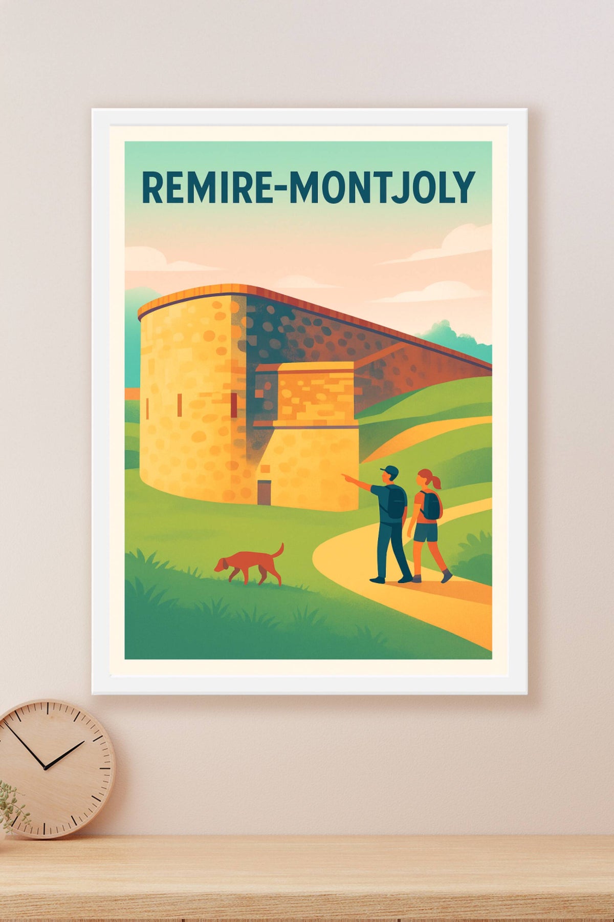 Affiche Remire-Montjoly — Une promenade historique en pleine nature · poster d'art de Remire-Montjoly