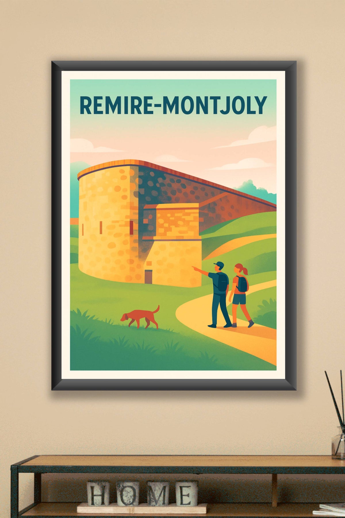 Affiche Remire-Montjoly — Une promenade historique en pleine nature · poster d'art de Remire-Montjoly