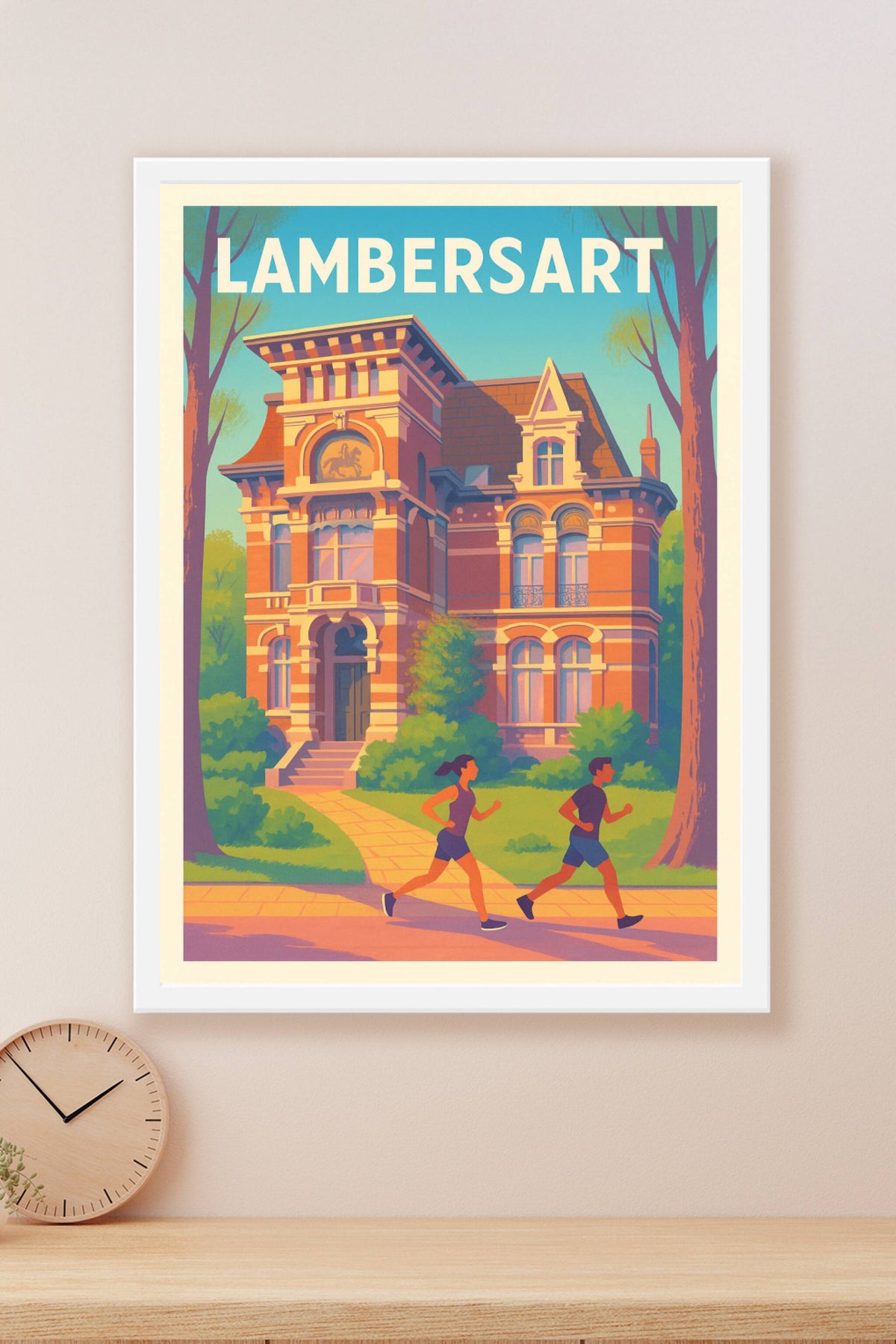 Affiche Lambersart — Élégance et nature au cœur de la ville · poster d'art de Lambersart