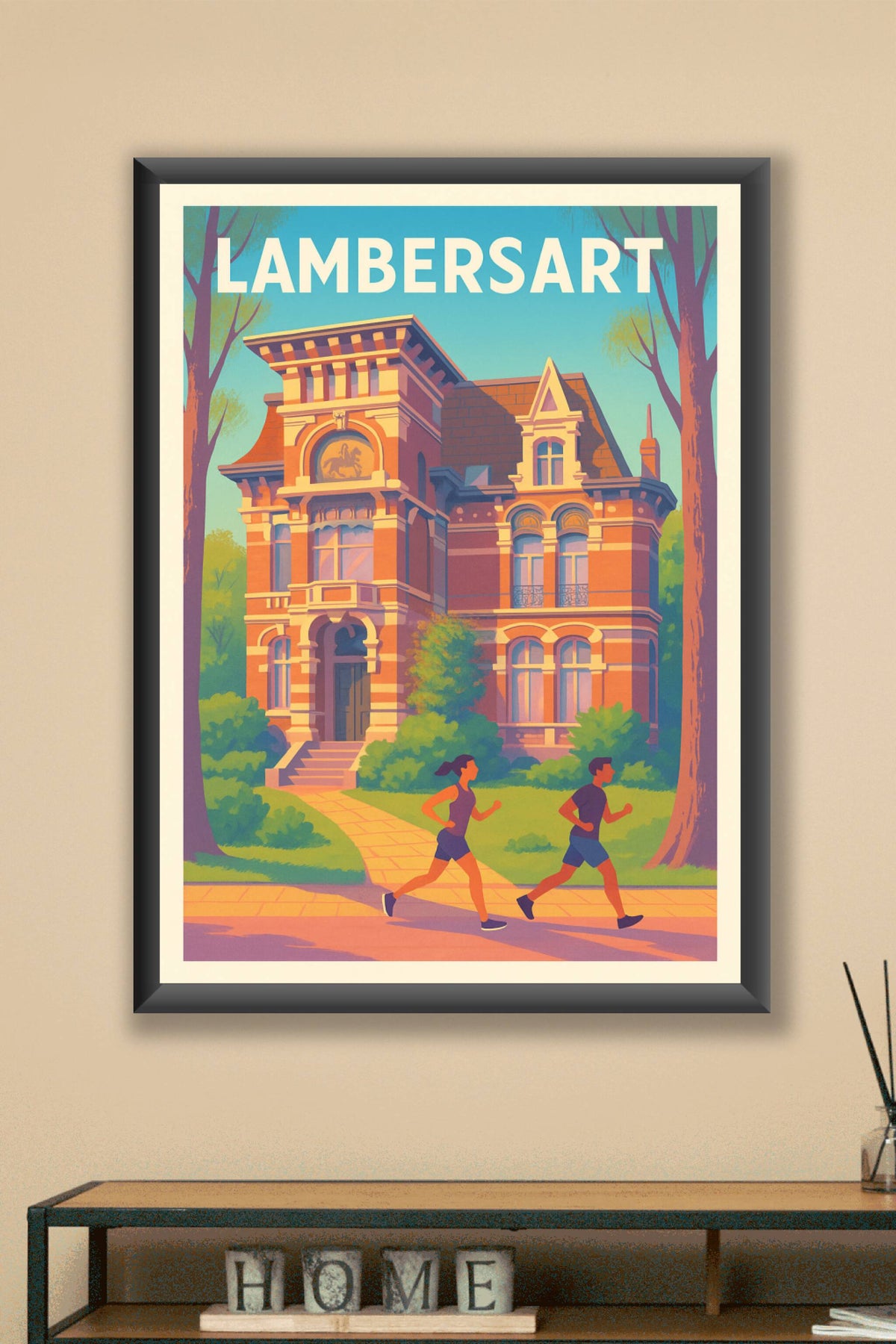 Affiche Lambersart — Élégance et nature au cœur de la ville · poster d'art de Lambersart
