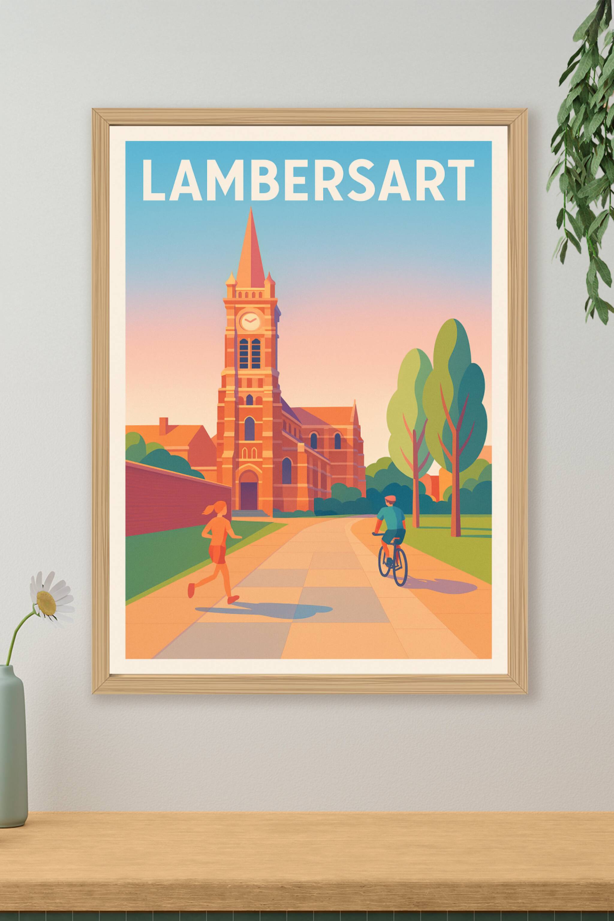 Affiche de Lambersart - Promenade paisible au cœur de la ville