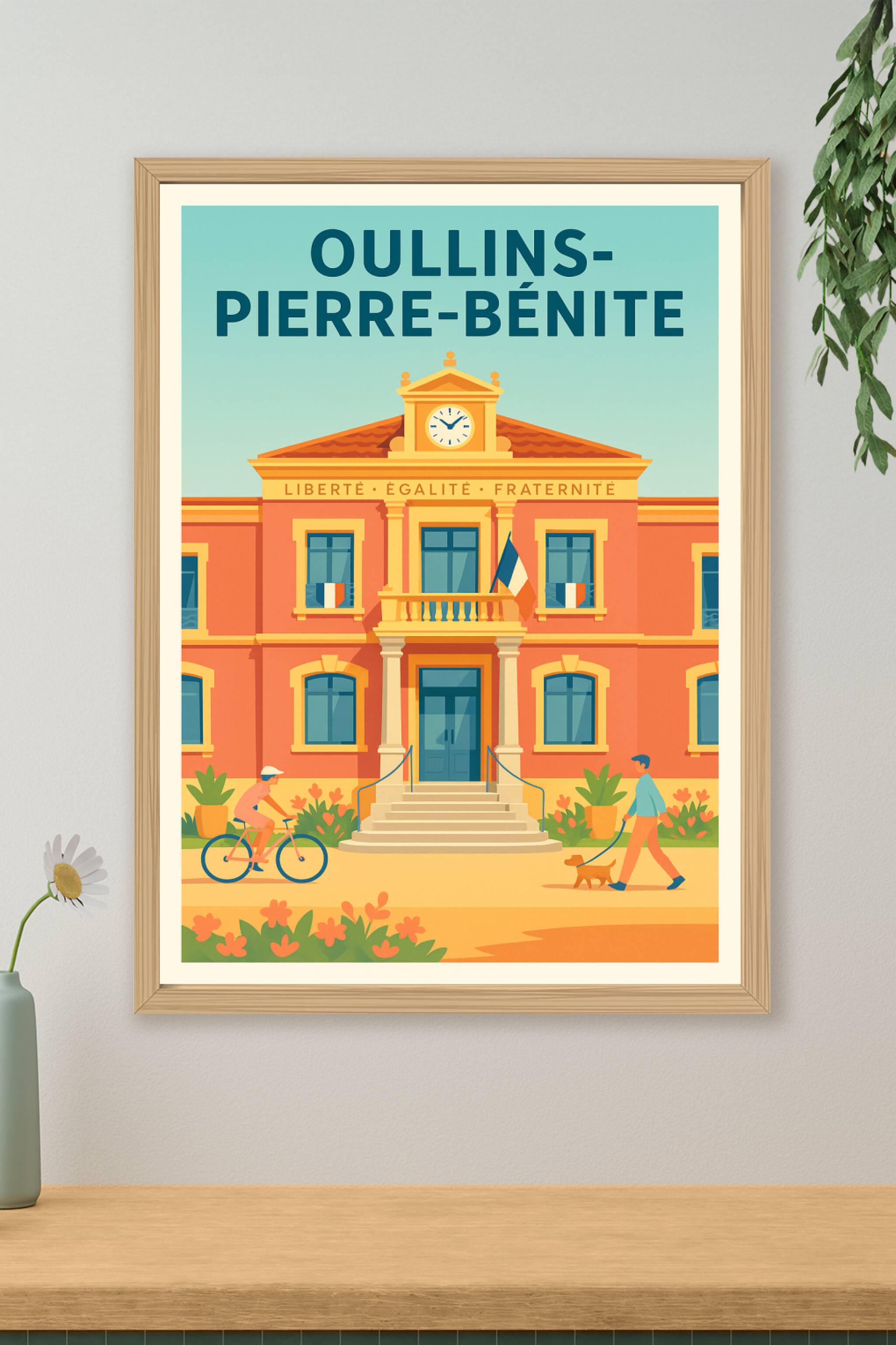 Affiche de Oullins-Pierre-Bénite - Charme et Sérénité au Cœur de la Ville