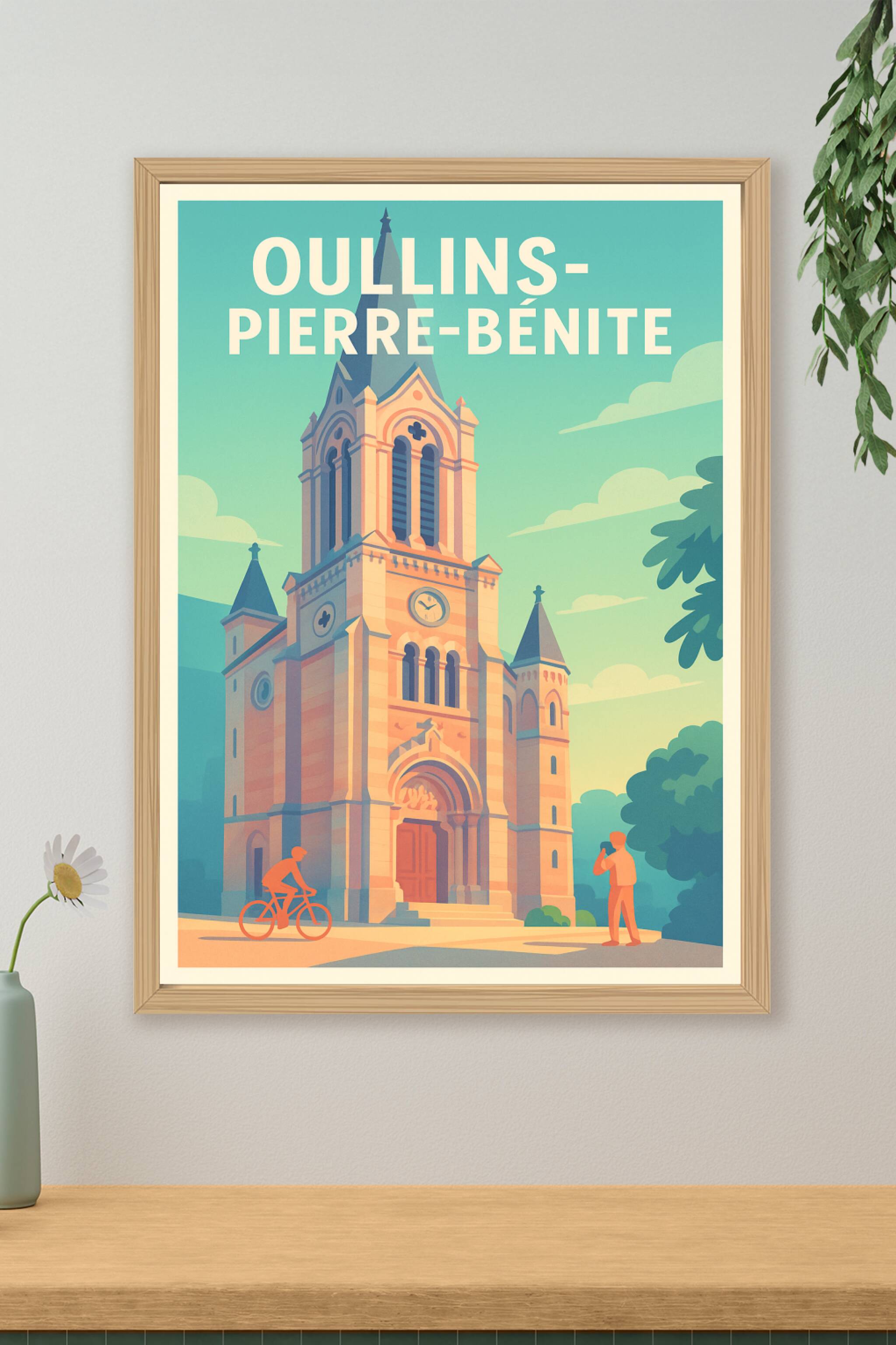 Affiche de Oullins-Pierre-Bénite - Charme et patrimoine en lumière douce