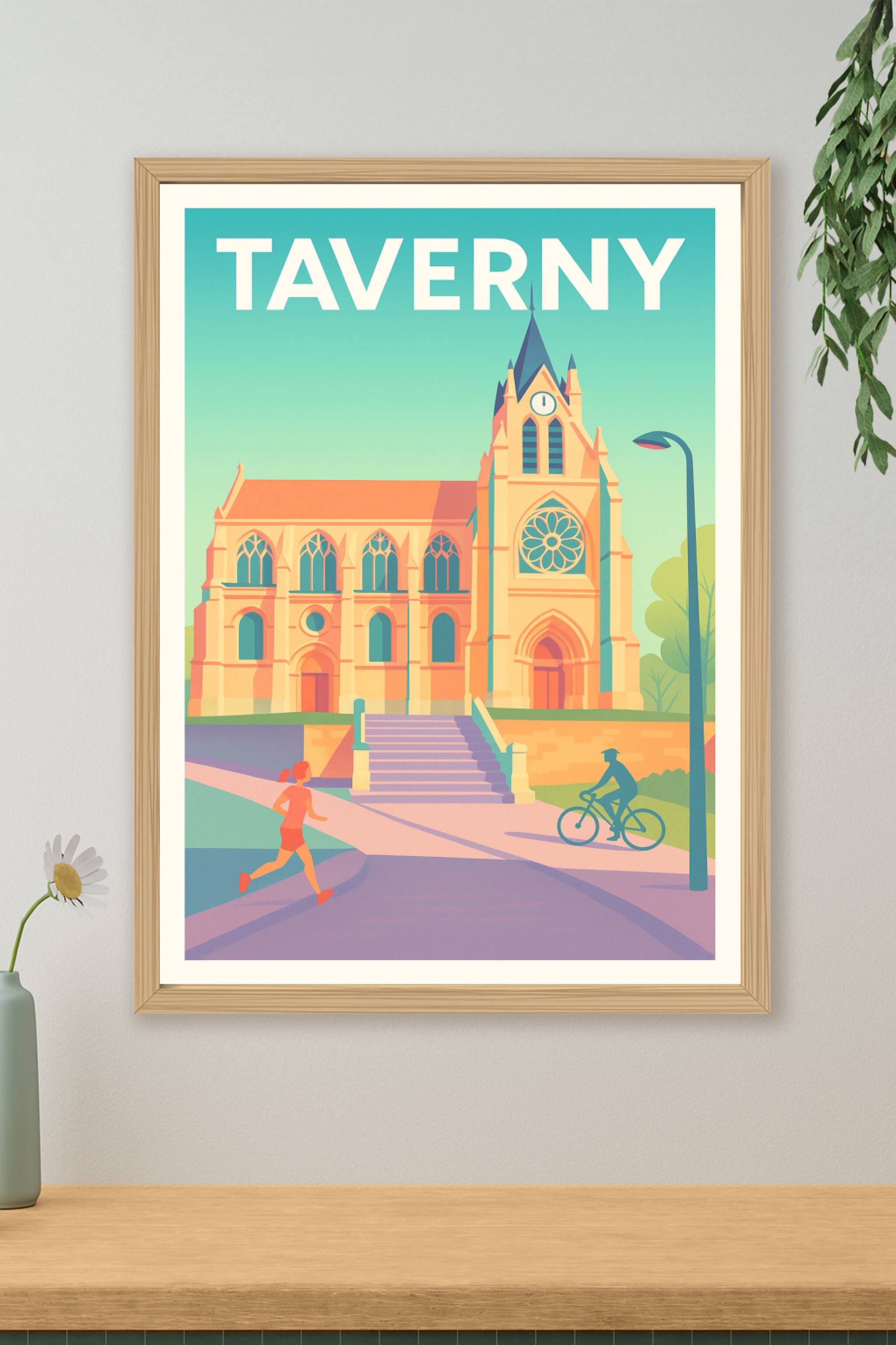 Affiche de Taverny - Harmonie entre patrimoine et vie active