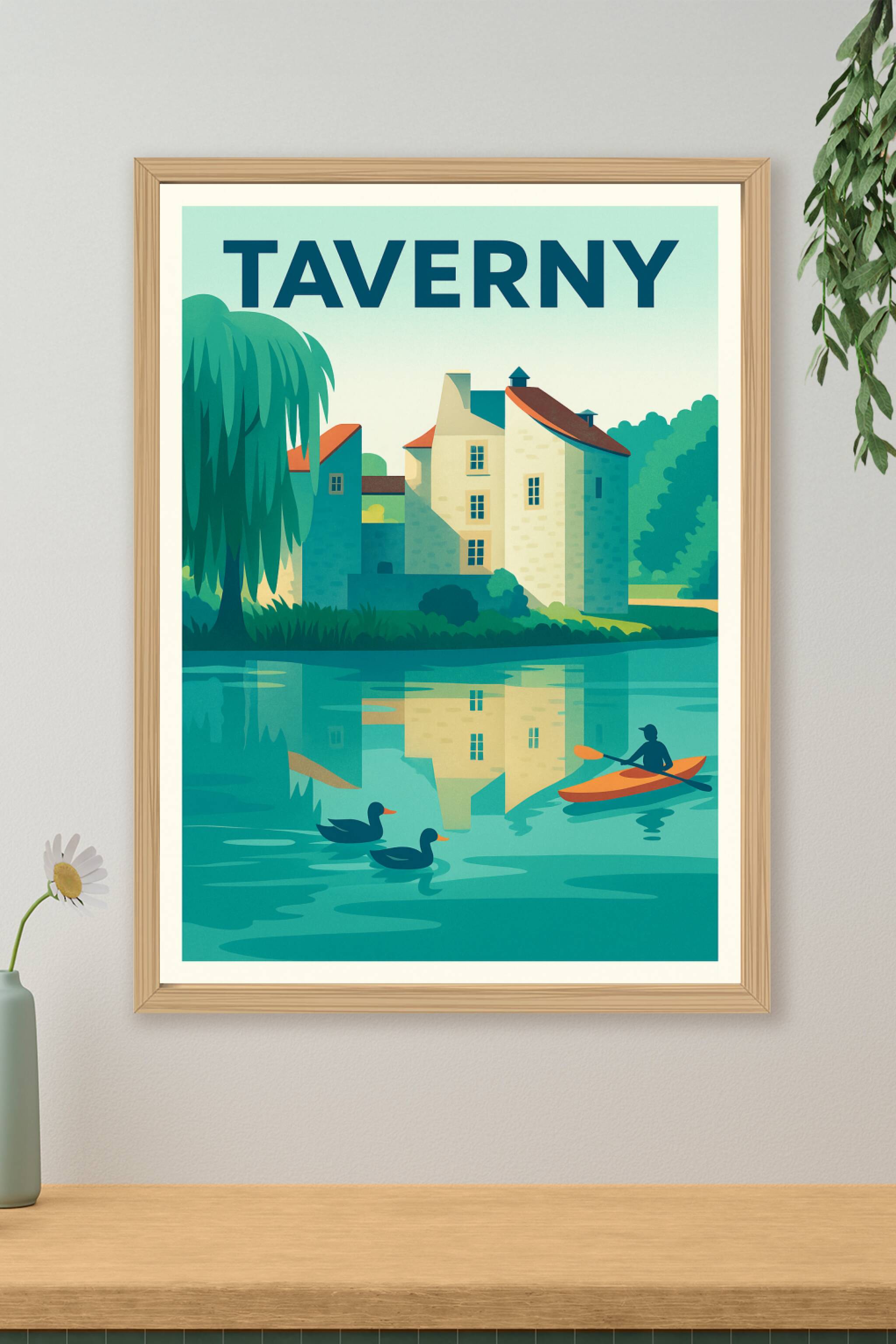 Affiche de Taverny - Charme et sérénité au fil de l'eau