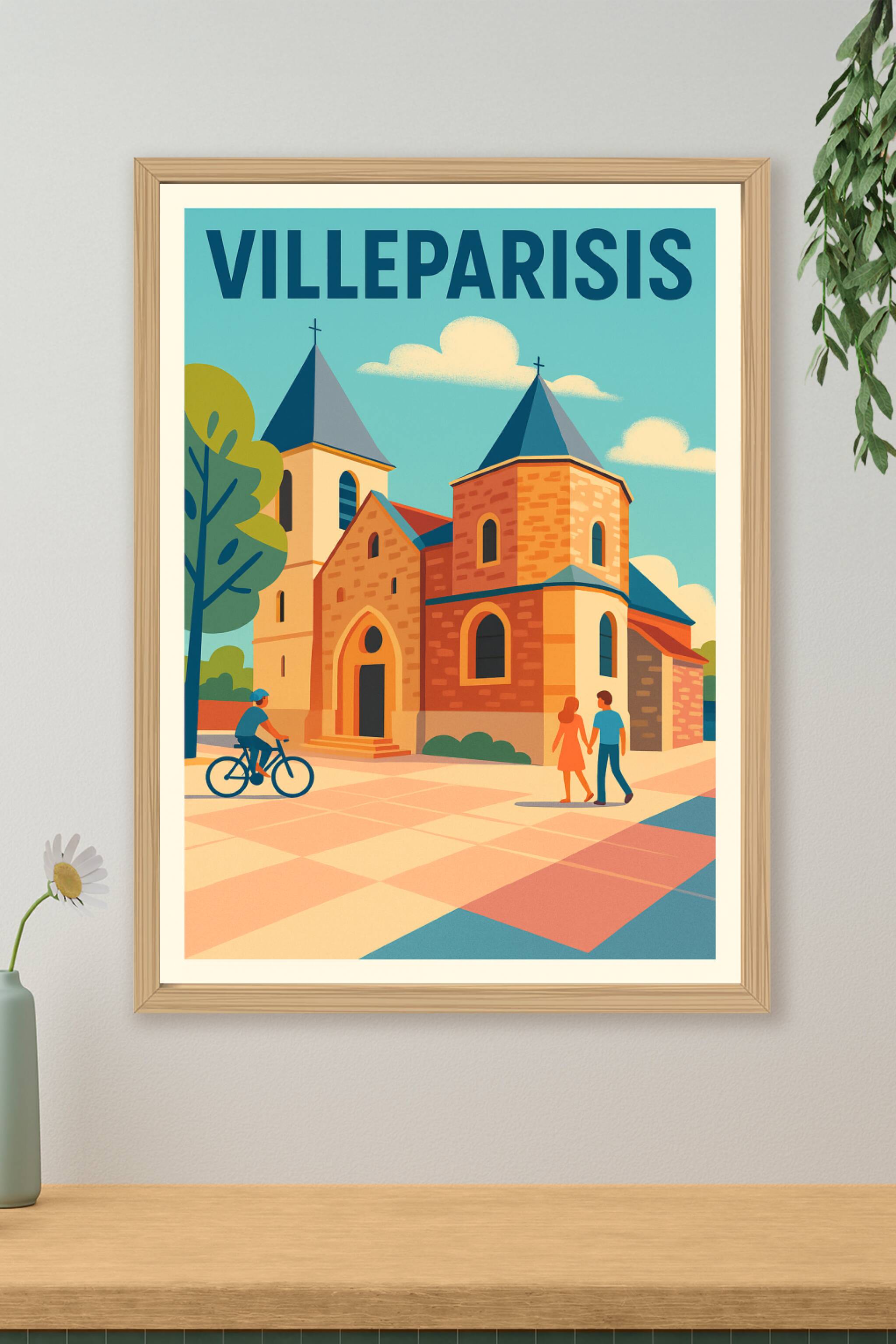 Affiche de Villeparisis - Charme et sérénité au cœur de la ville