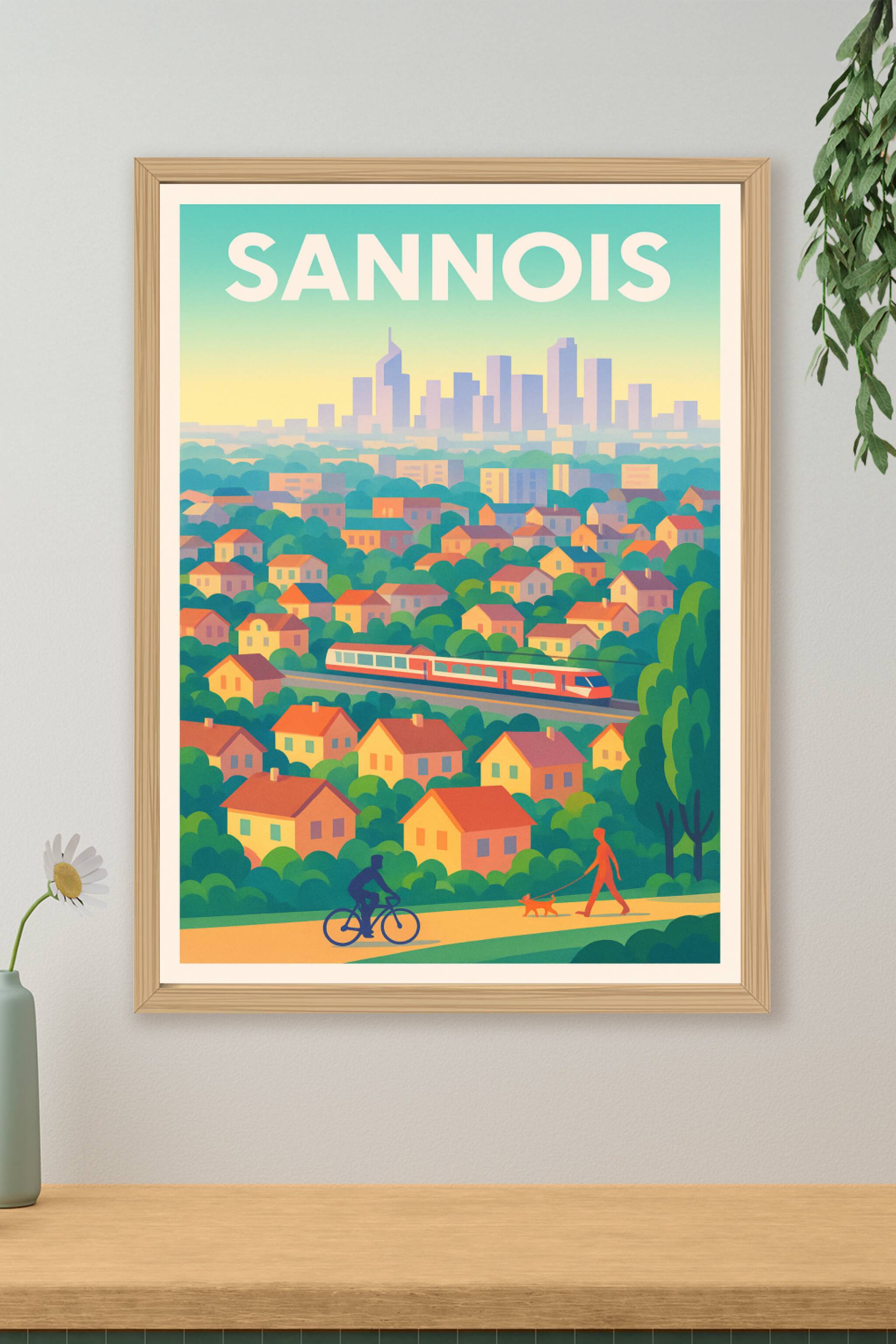 Affiche de Sannois - Entre nature et ville dynamique