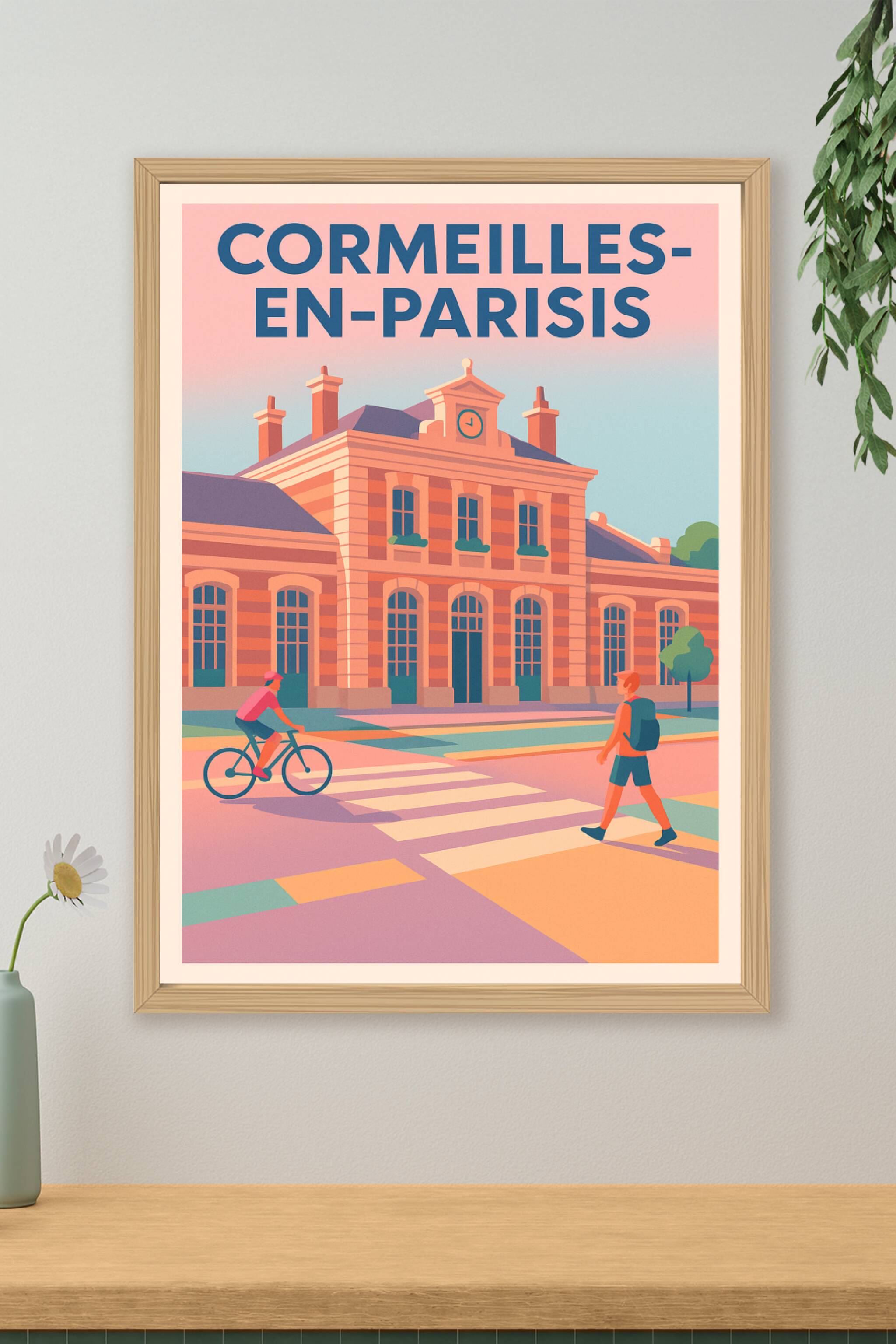 Affiche de Cormeilles-en-Parisis - Harmonie et douceur de la vie locale