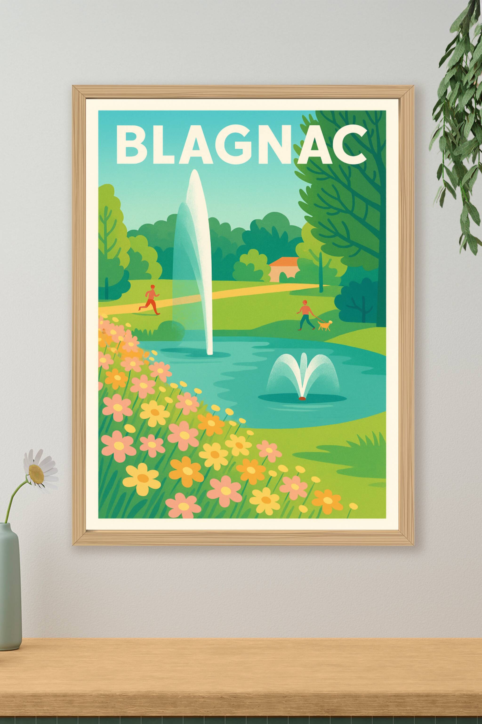 Affiche de Blagnac - Un havre de nature et de sérénité