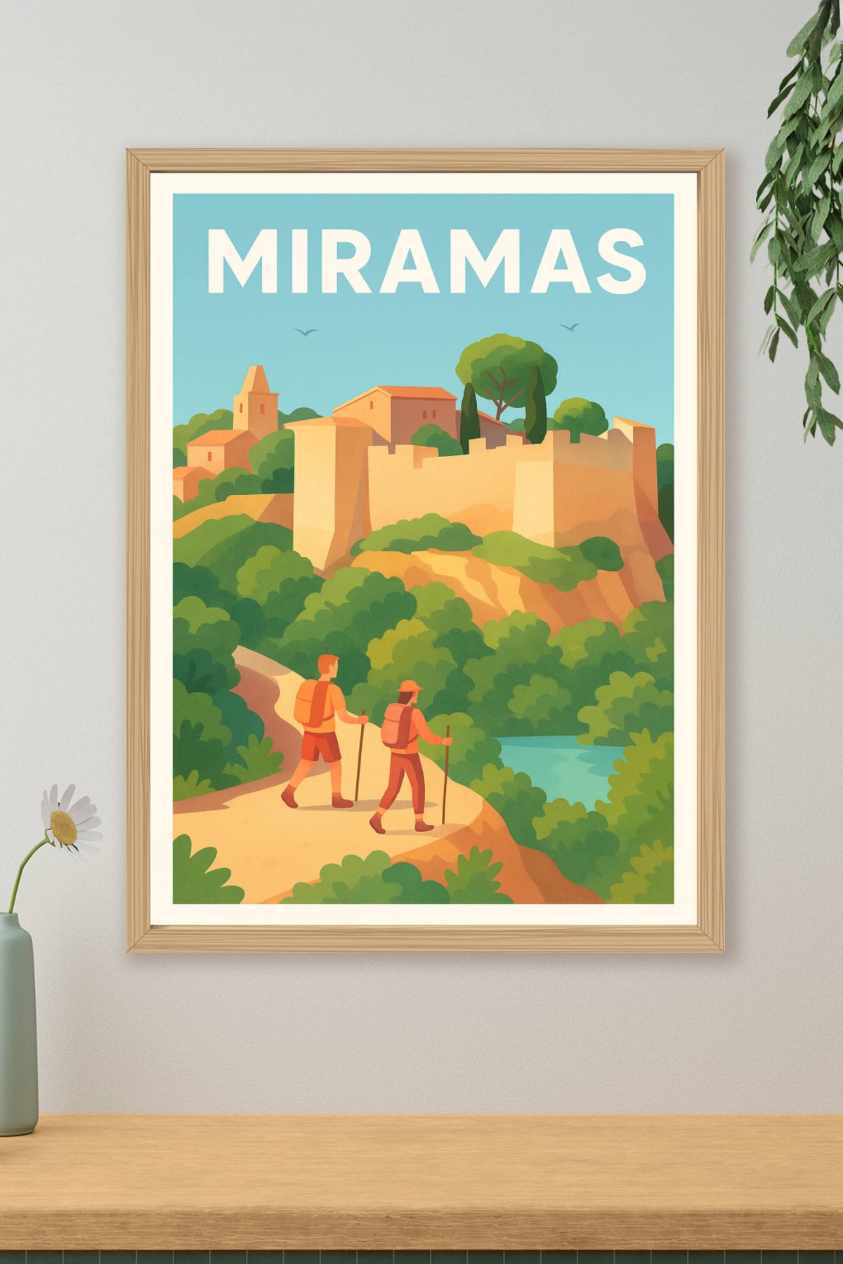 Affiche Miramas — Escapade Nature et Patrimoine · poster d'art de Miramas