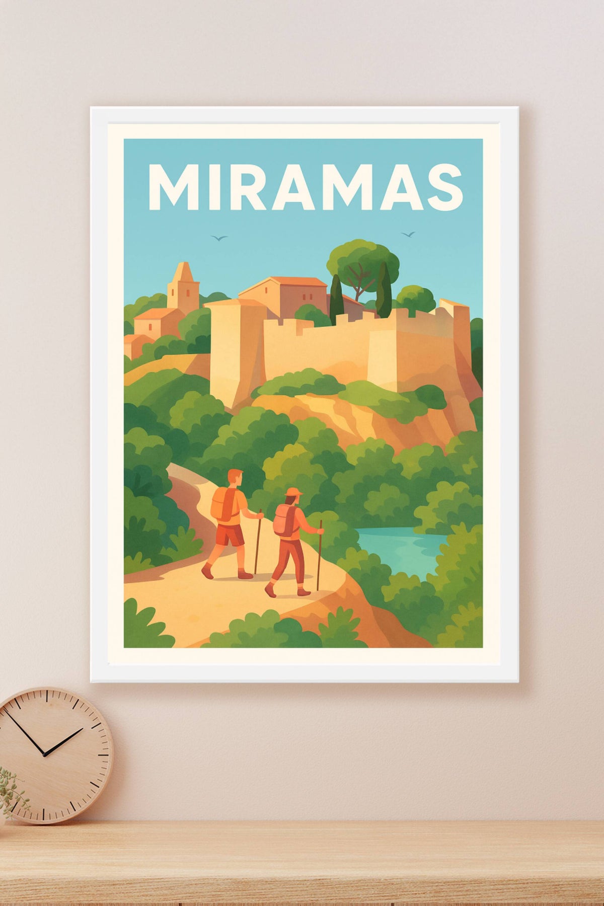 Affiche Miramas — Escapade Nature et Patrimoine · poster d'art de Miramas