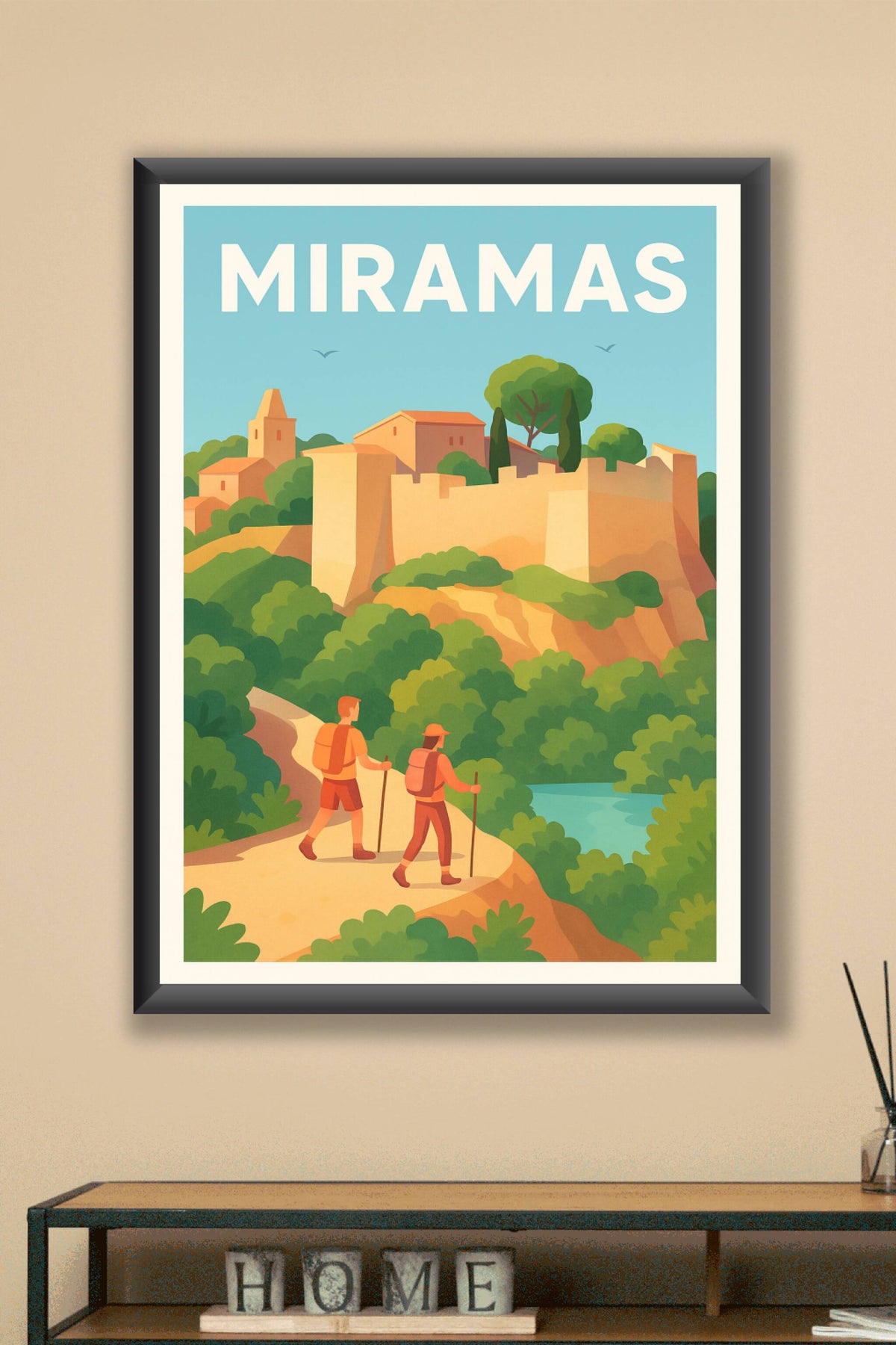 Affiche Miramas — Escapade Nature et Patrimoine · poster d'art de Miramas