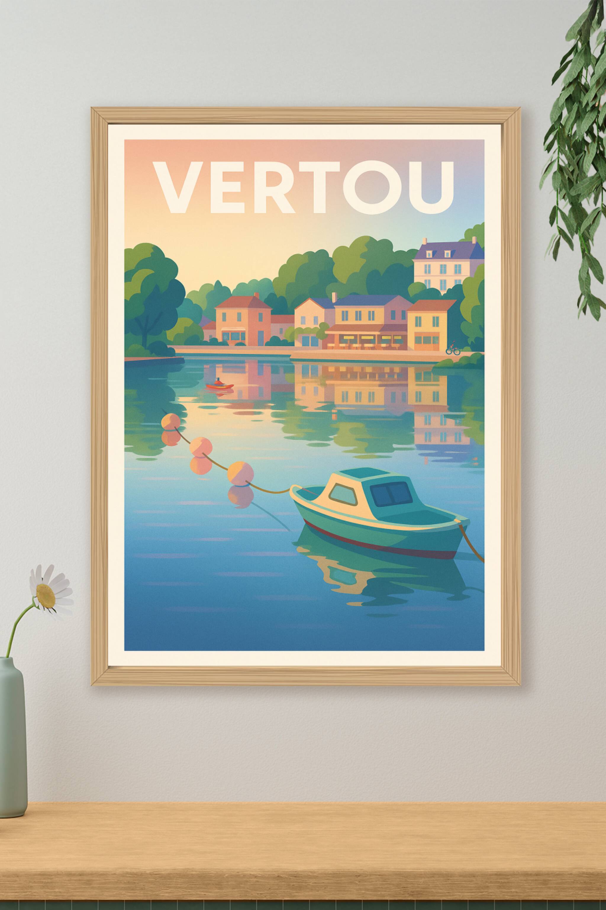 Affiche de Vertou - Sérénité au fil de l'eau