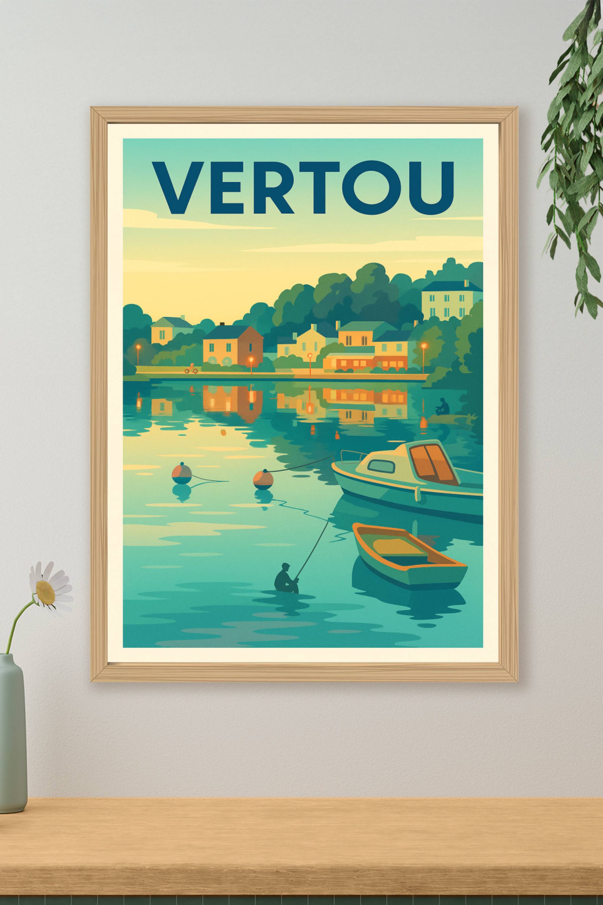 Affiche de Vertou - Sérénité au bord de l'eau