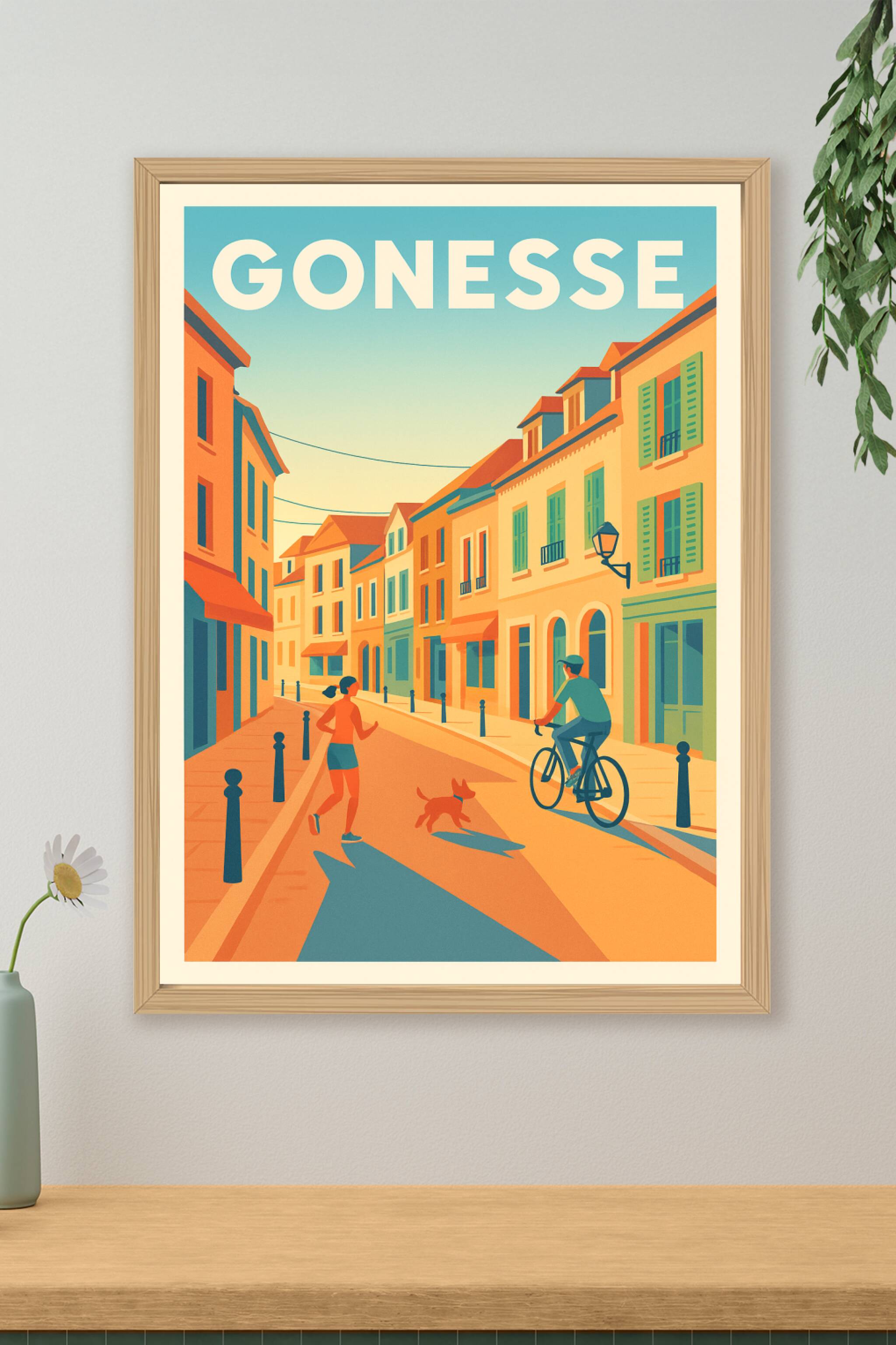 Affiche de Gonesse - L'art de vivre au cœur de la ville