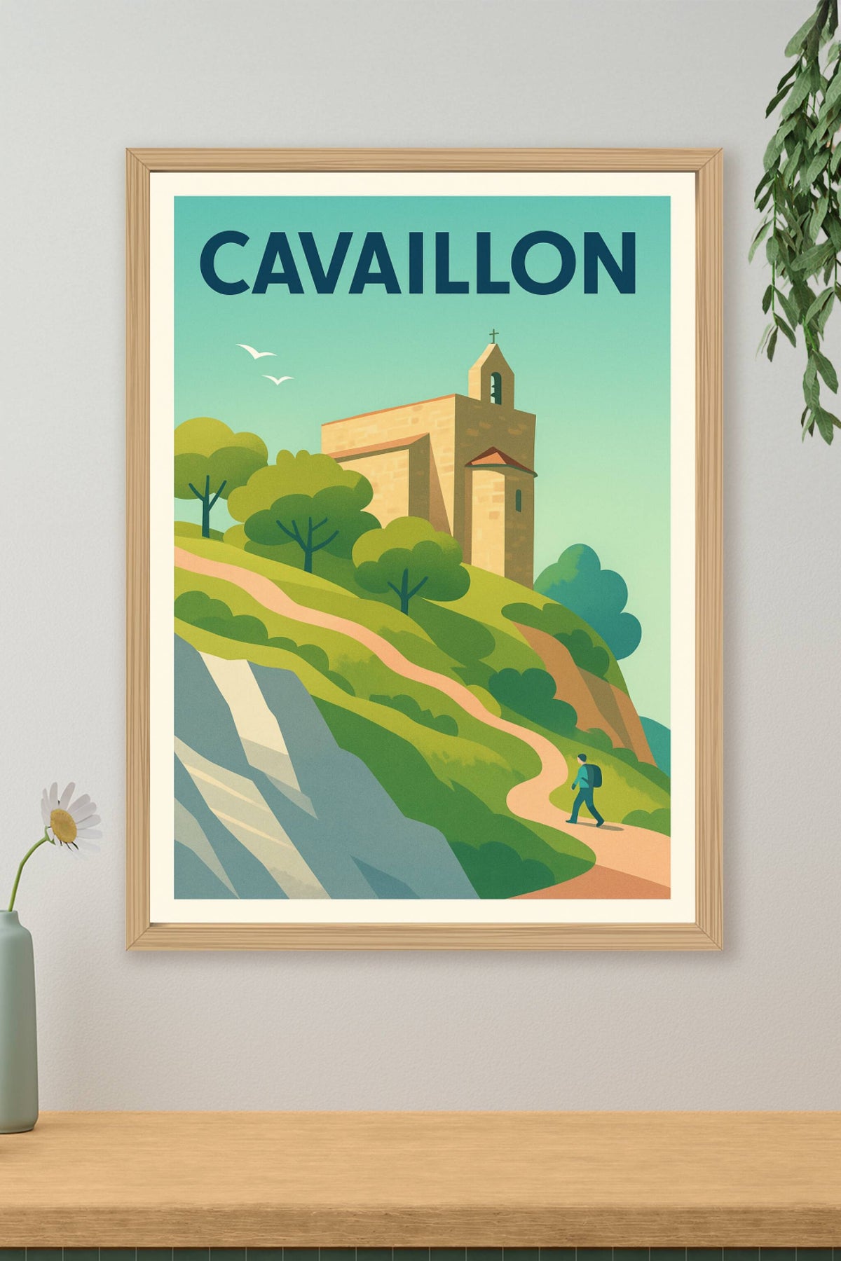 Affiche Cavaillon — Évasion nature au cœur de Provence · poster d'art de Cavaillon