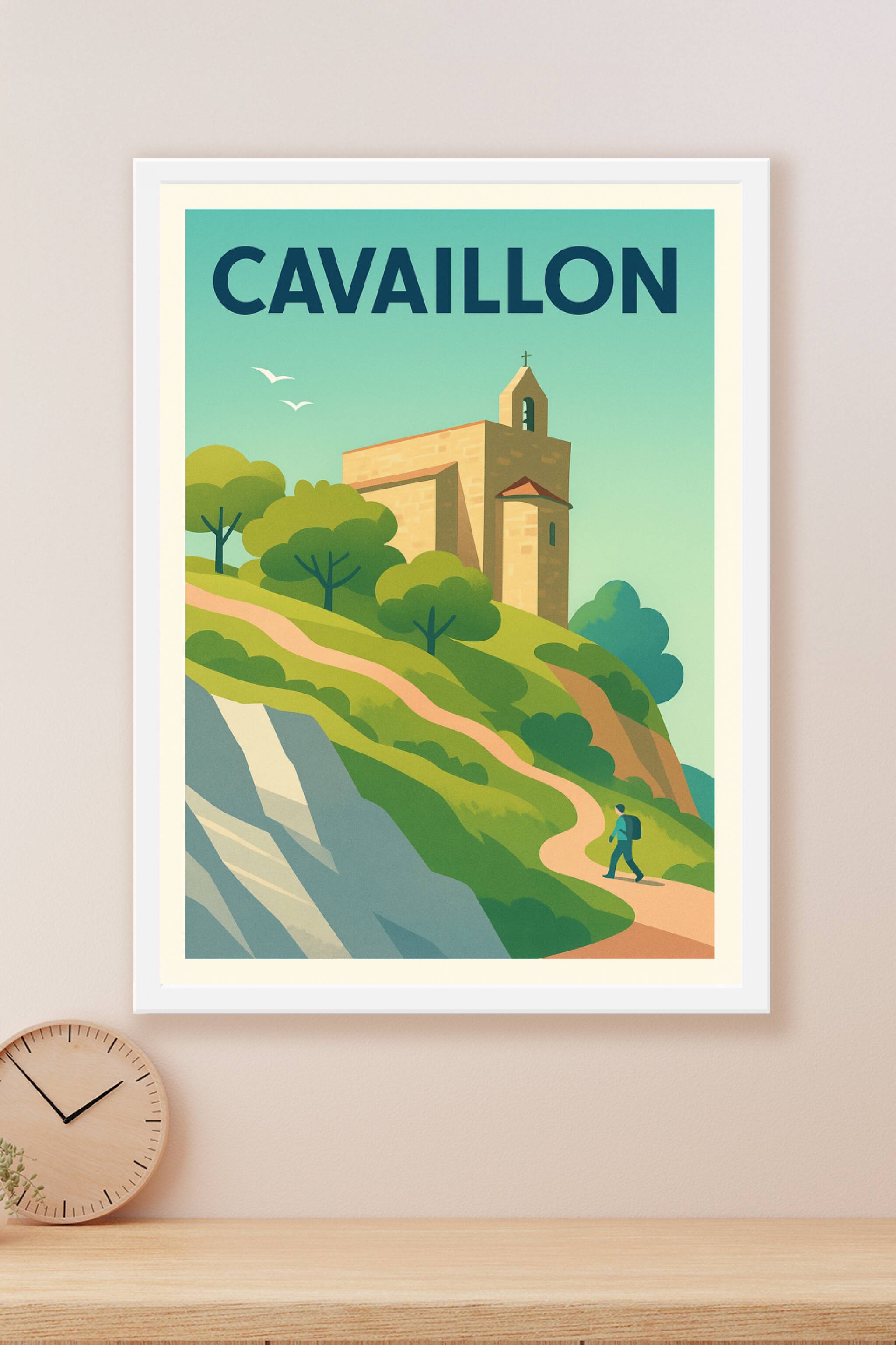 Affiche Cavaillon — Évasion nature au cœur de Provence · poster d'art de Cavaillon