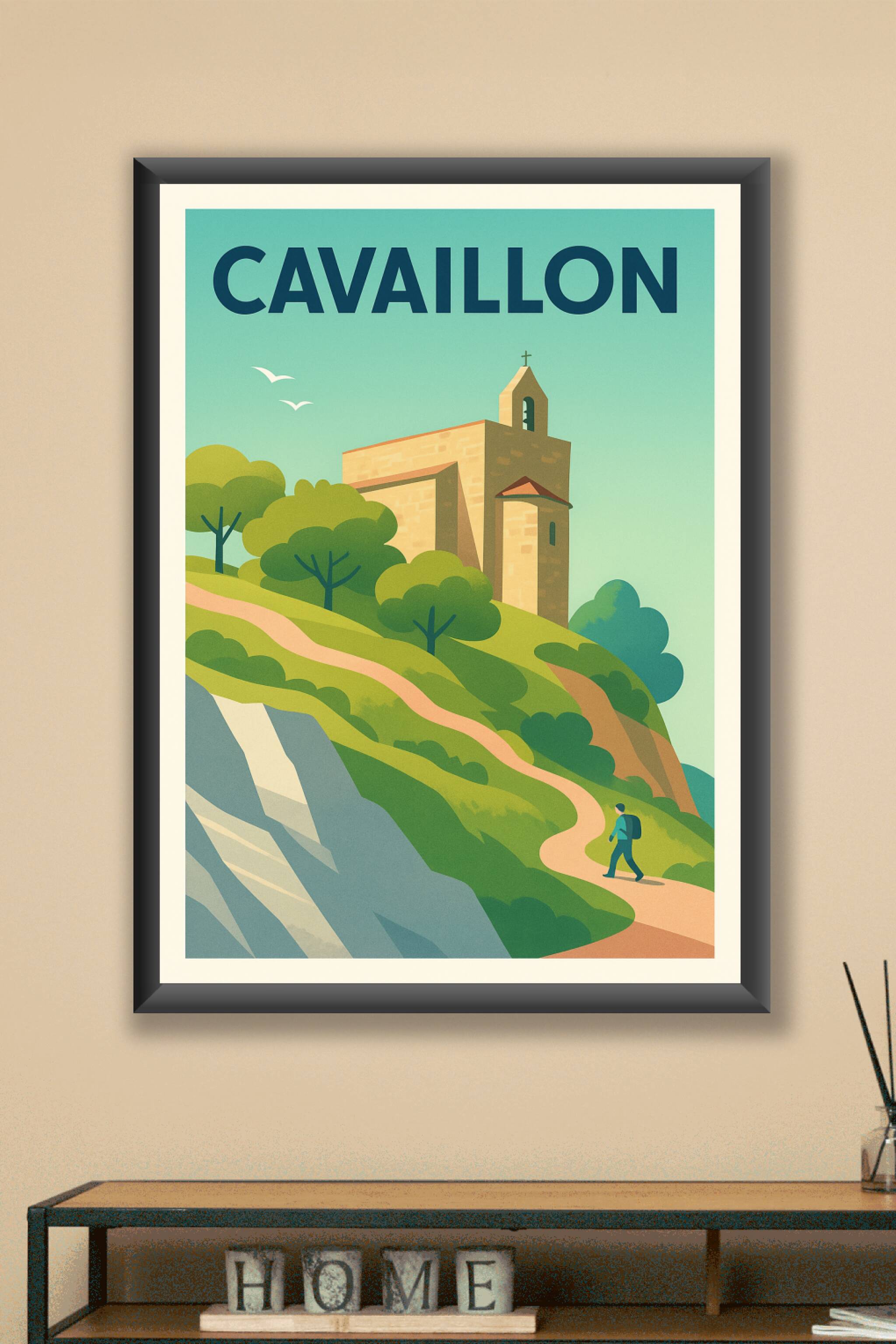 Affiche Cavaillon — Évasion nature au cœur de Provence · poster d'art de Cavaillon