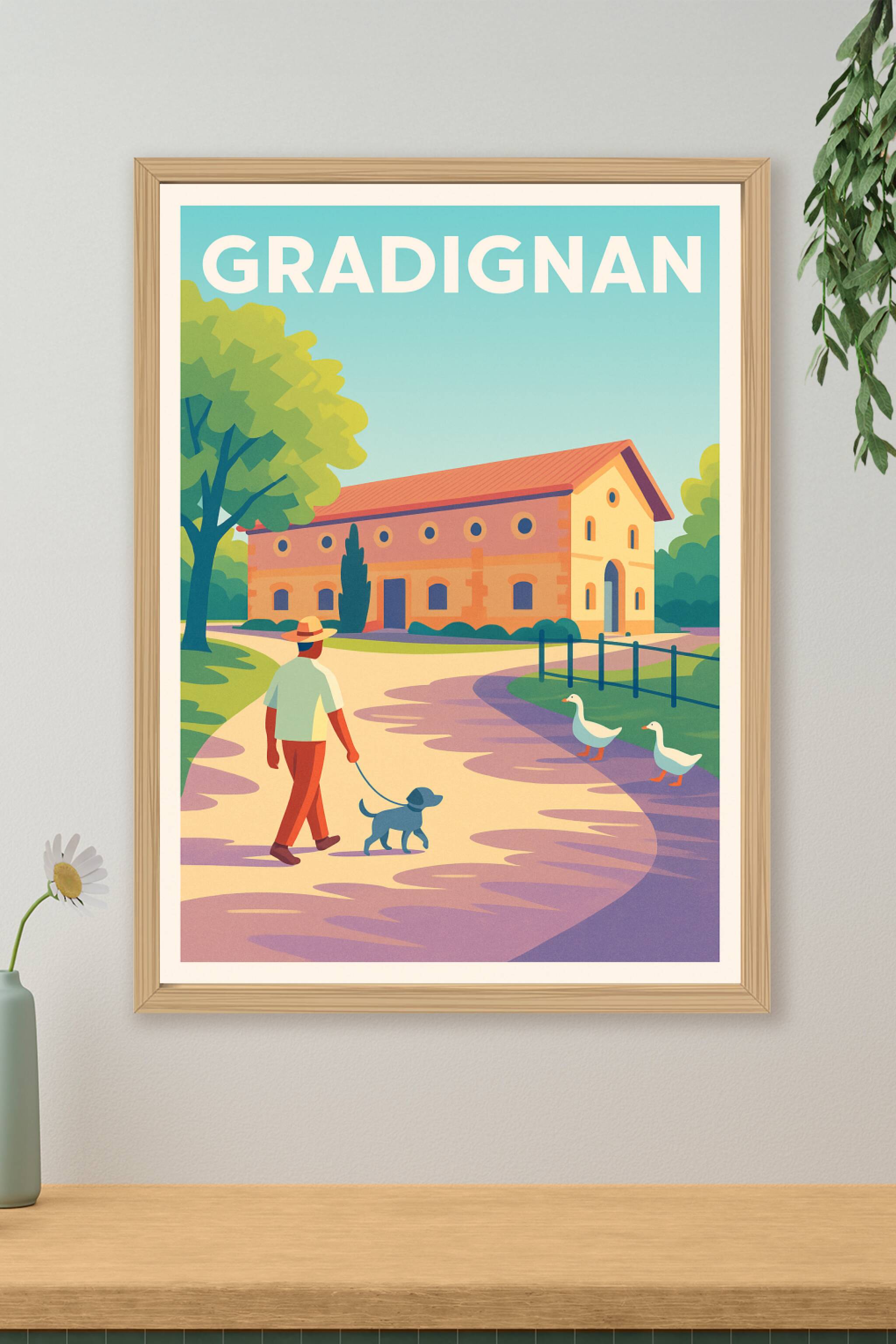 Affiche de Gradignan - Promenade paisible et charme campagnard