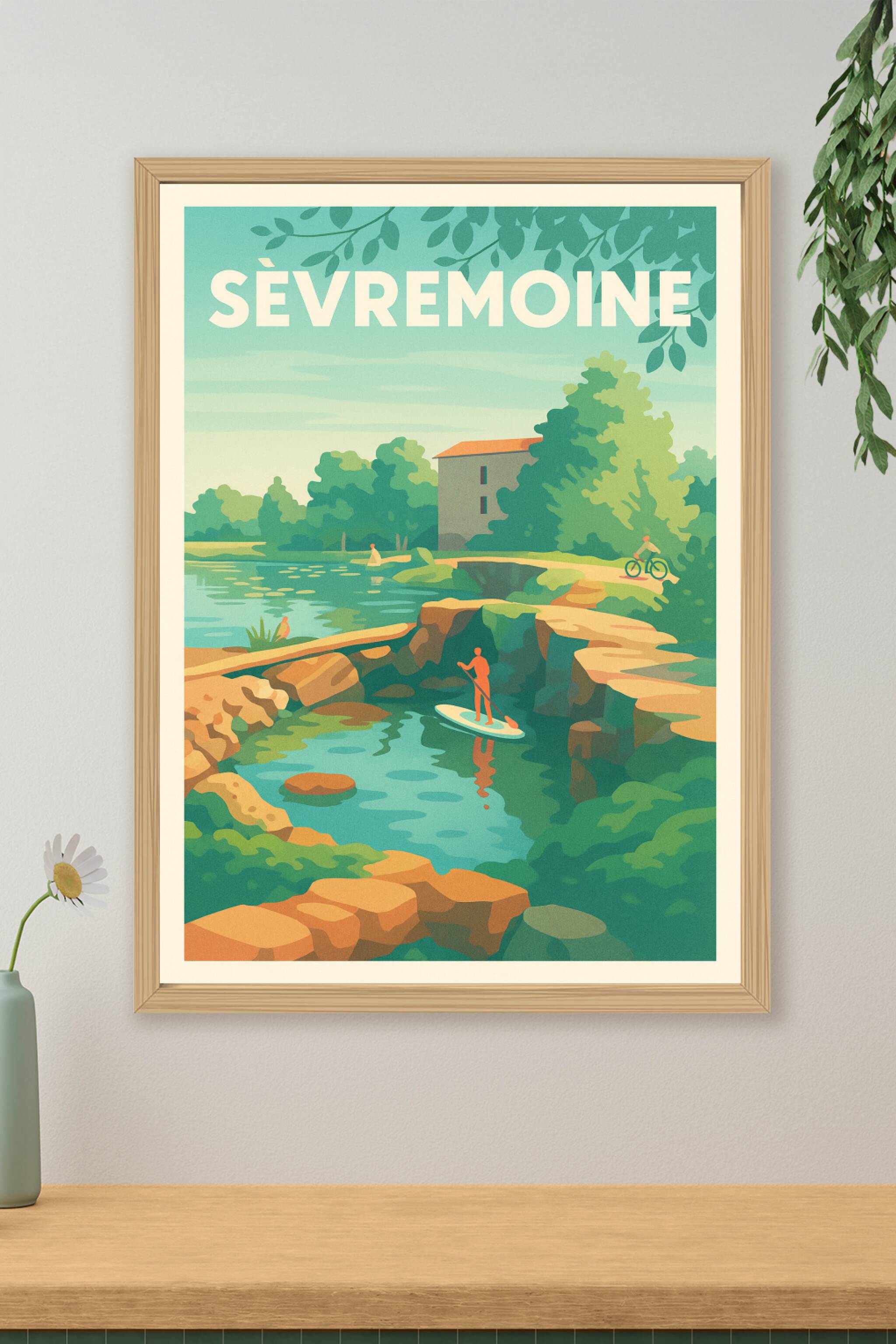Affiche de Sèvremoine - Tranquillité et nature au fil de l'eau
