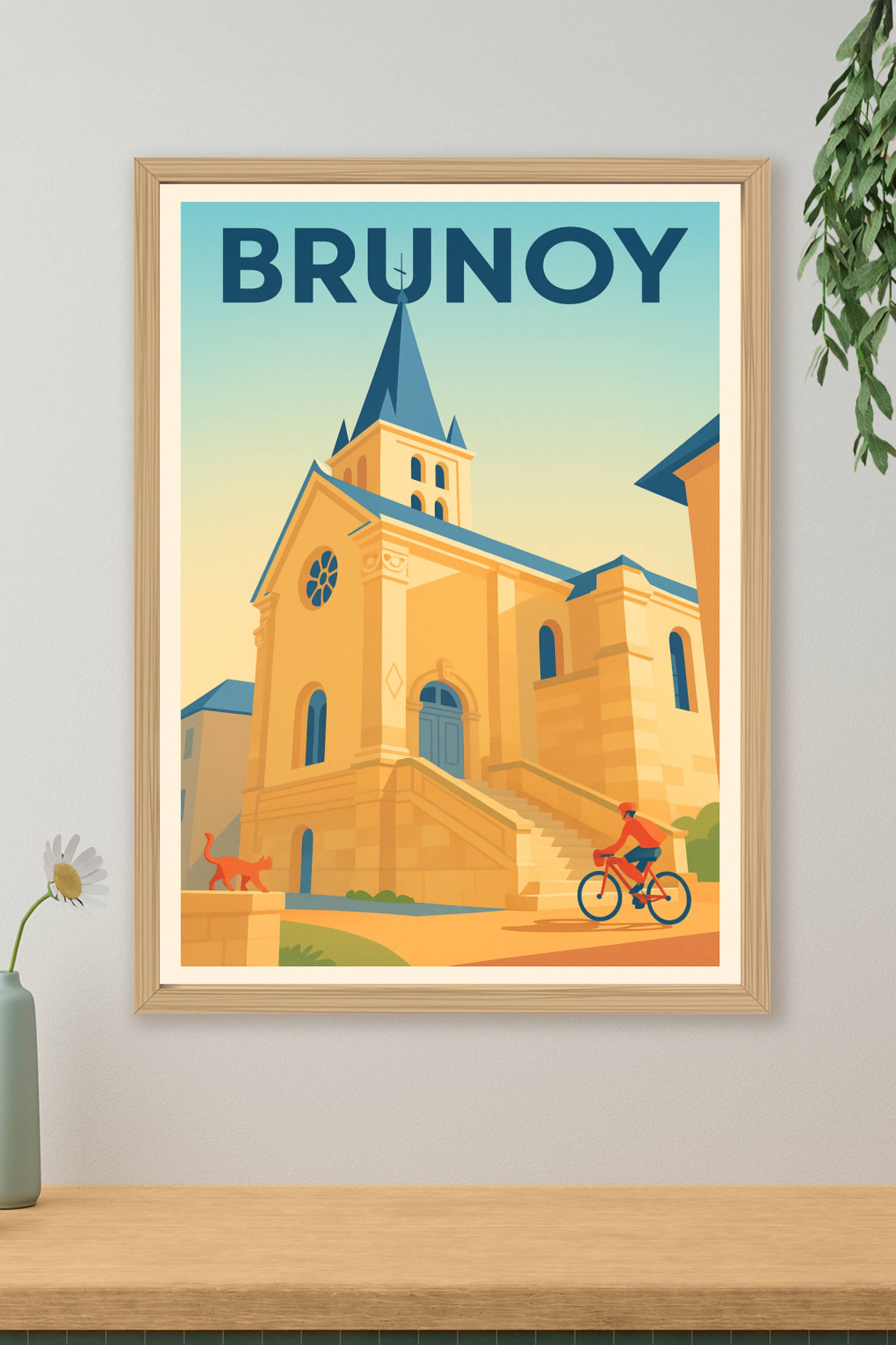 Affiche de Brunoy - Charme et Sérénité en Essonne