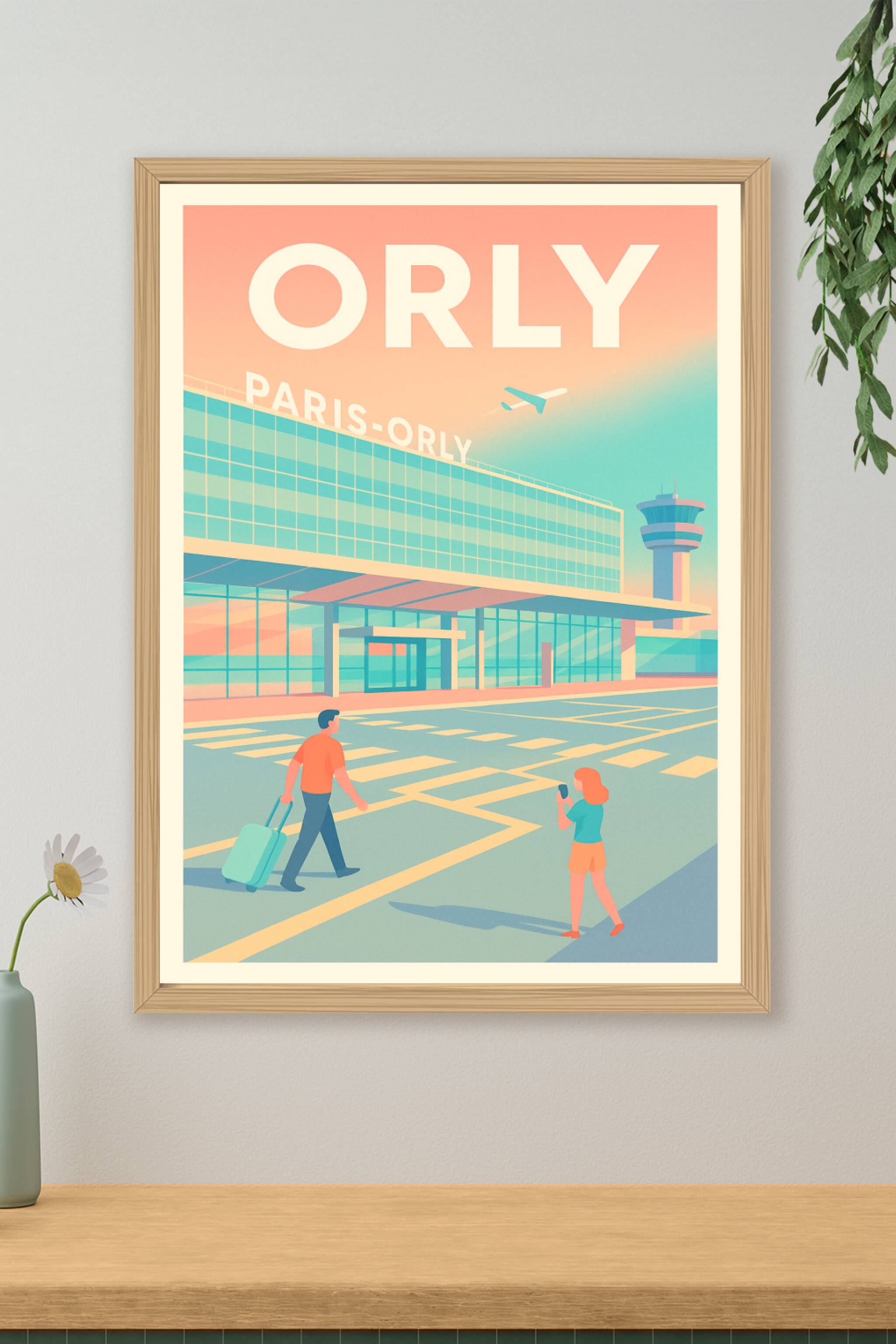Affiche de Orly - L'escale moderne au cœur de la région parisienne