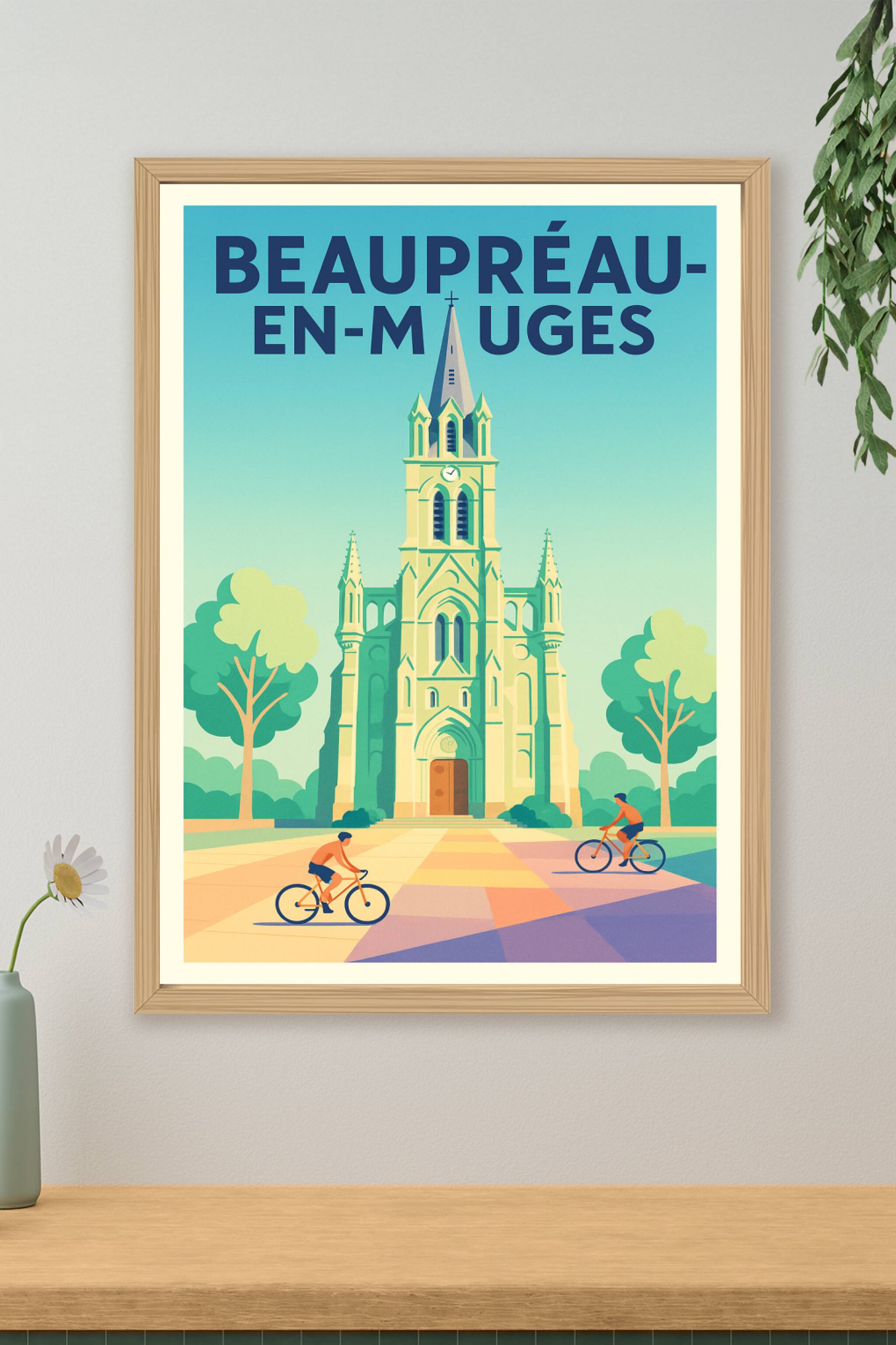 Affiche de Beaupréau-en-Mauges - Charme et Sérénité au Coeur du Patrimoine